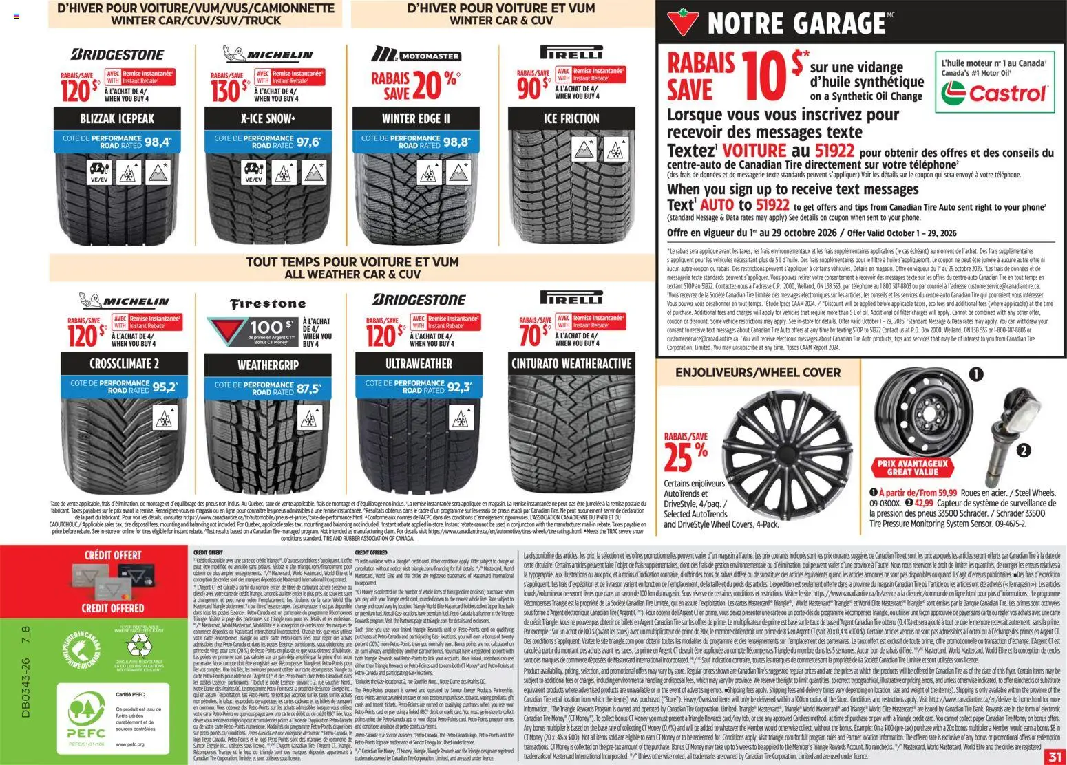 Canadian Tire flyer valid from Oct 22, 2026 | Page: 30