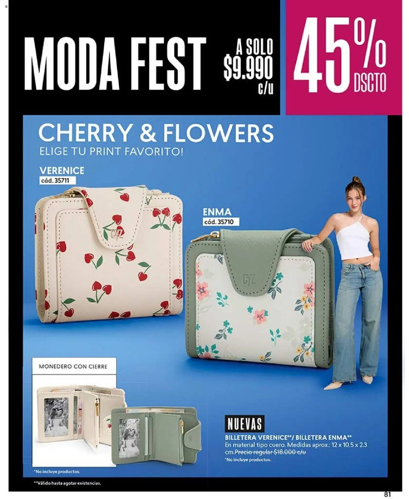 Catálogo CyZone Campaña 14 │ válido desde el 16.08.2026 | Página: 81 | Productos: Monedero, Billetera