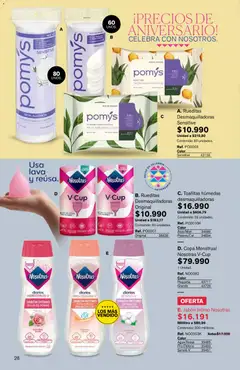 Leonisa catálogo aniversario leonisa -  Vista previa de la revista de la tienda Leonisa valido desde el 25/06/2026 | Página: 28 | Productos: Agua, Algodón, Copa menstrual, Jabón