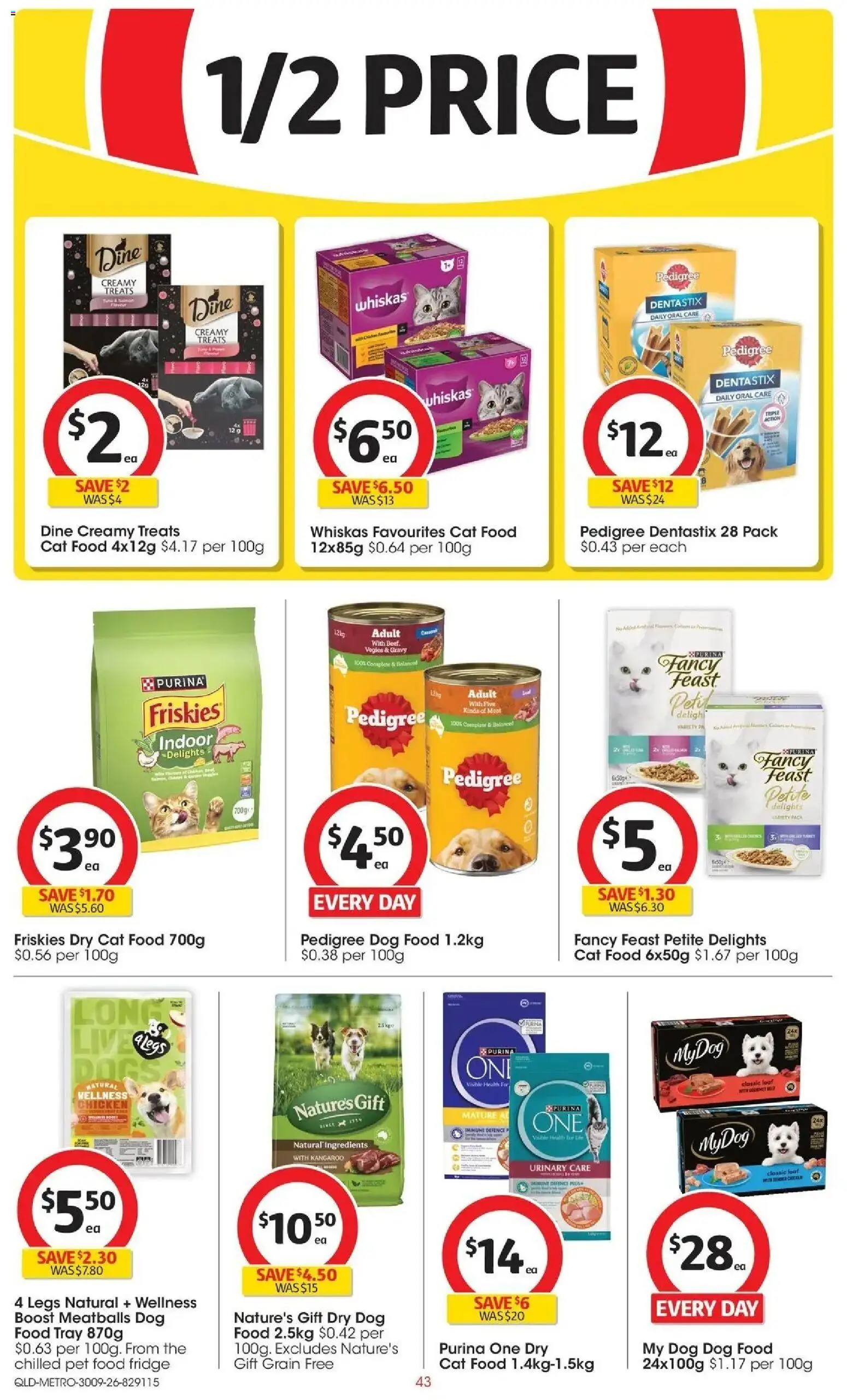 Coles catalogue - valid from 30/09/2026 | Page: 43 | Products: Chicken, Beef, Dog food, Fridge