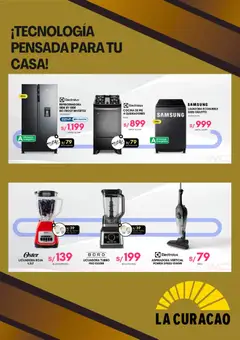Vista previa de folleto La Curacao Cyber Wow de la La Curacao válido desde 13/07/2026 | Página: 3 | Productos: Lavadora, Cocina, Aspiradora, Licuadora
