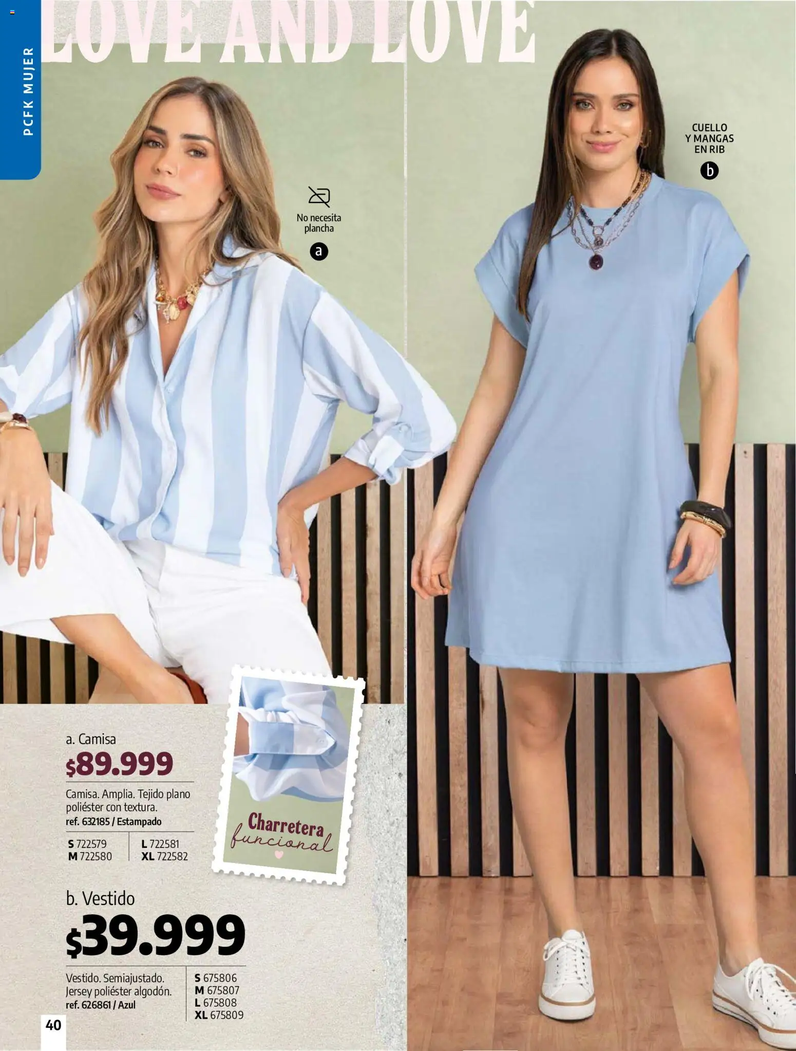Pacifika revista - valida desde el 21/07/2026 | Página: 39 | Productos: Plancha, Vestido, Cuello, Camisa