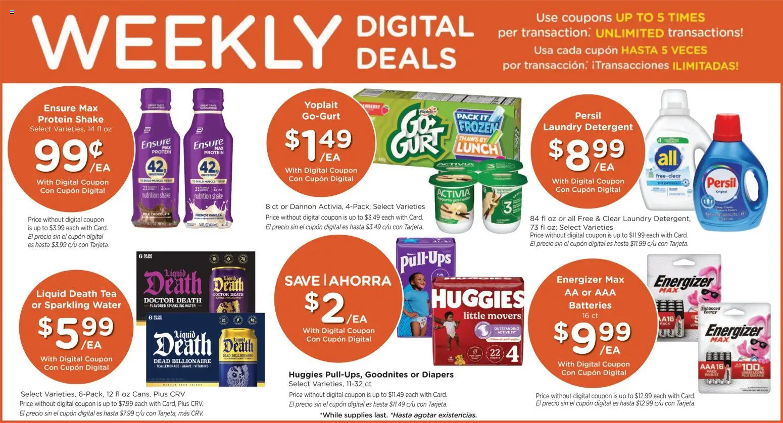 Ralphs Weekly Ad - valid from 08/05/2026 | Page: 5 | Products: Chocolate, Tea, Detergent, Water