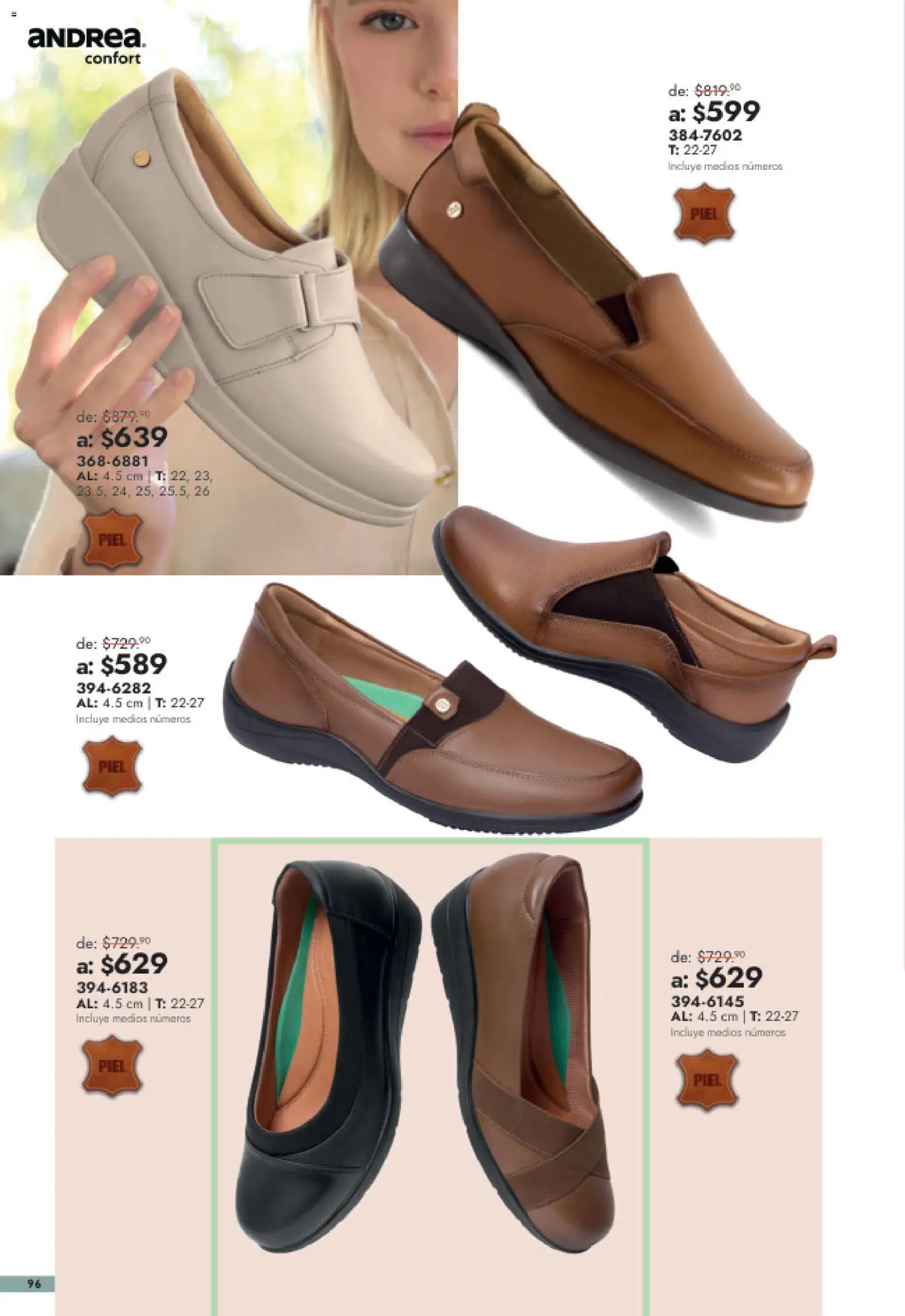 Nuevas ofertas de Andrea válidas en toda la República Mexicana desde el 26/07/2026. ¡Encuentra las mejores ofertas en Andrea catálogo Outlet! | Página: 96