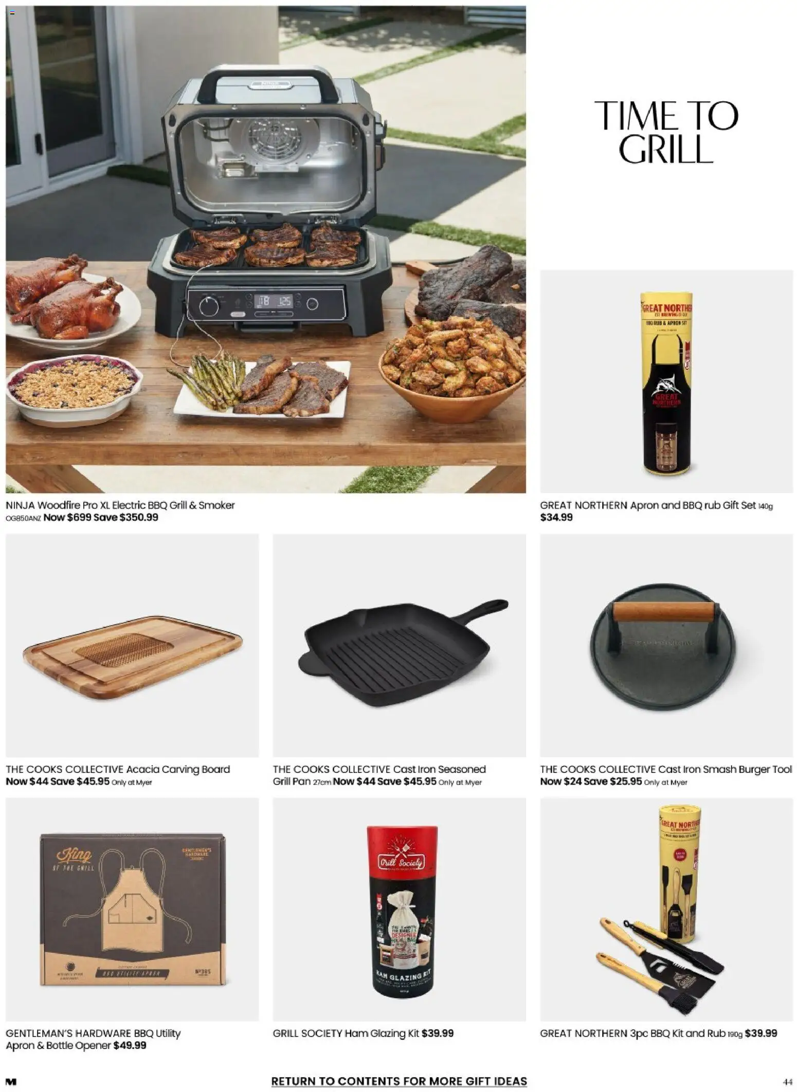 Myer catalogue - valid from 17/08/2026 | Page: 44 | Products: Bottle opener, Ham, Grill, Iron