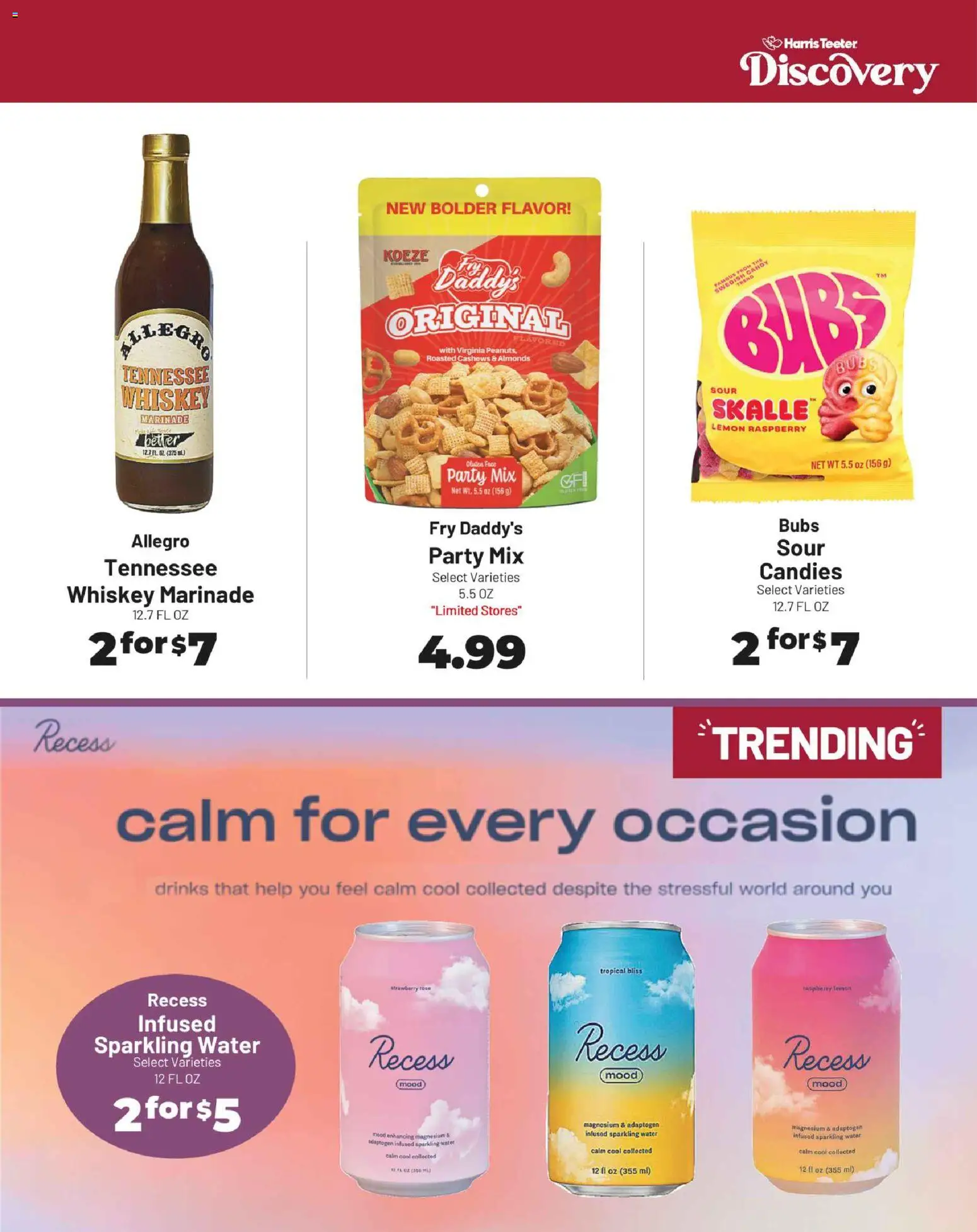 Harris Teeter Monthly Ad - valid from 17.06.2026 | Page: 15 | Products: Candies, Water, Lemon, Raspberry