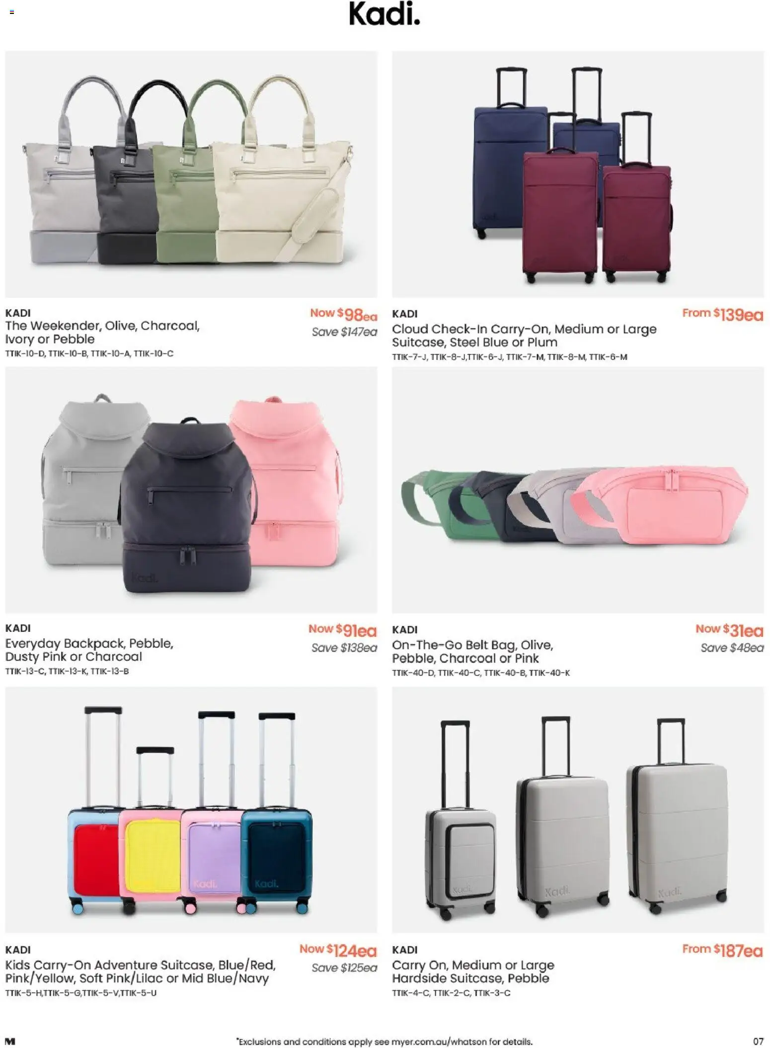 Myer catalogue - valid from 01.06.2026 | Page: 7 | Products: Belt