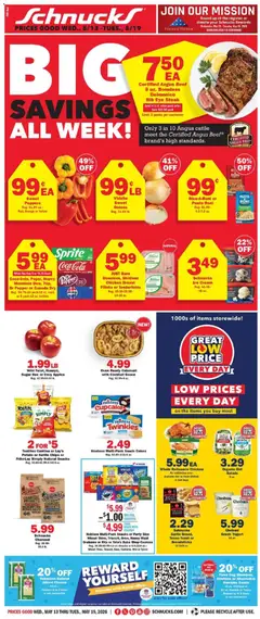 Preview of Schnucks weekly ads valid from 13.05.2026