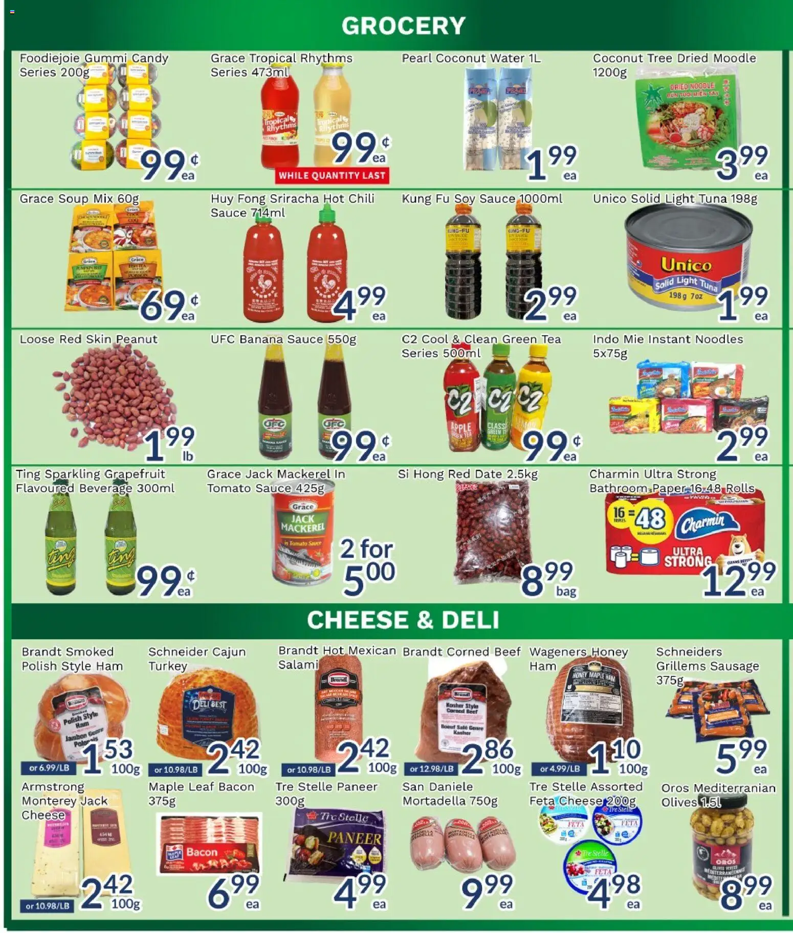 Oceans flyer valid from Jul 17, 2026 | Page: 3 | Products: Tea, Noodles, Cheese, Salami