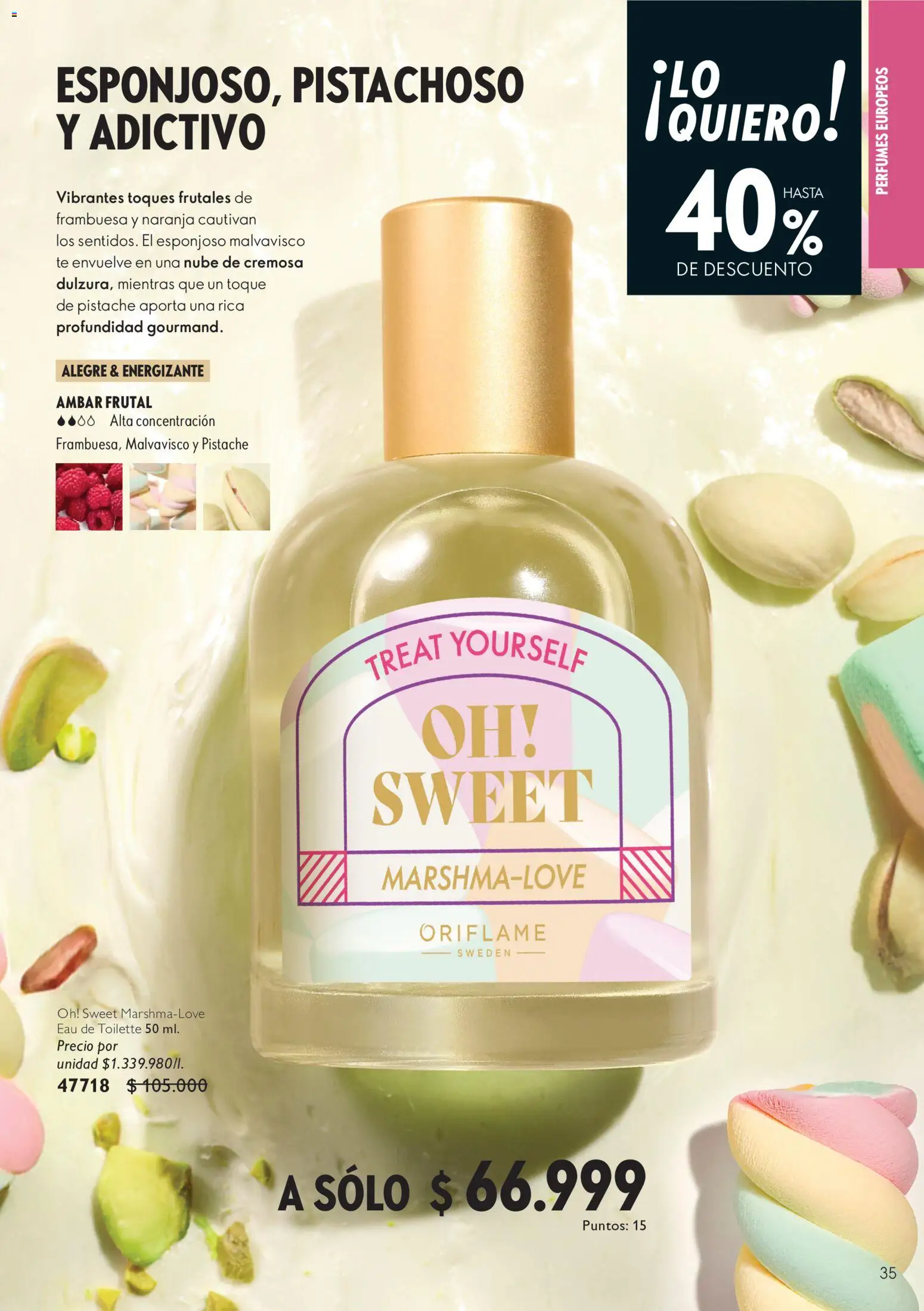 Oriflame revista - valida desde el 11/07/2026 | Página: 35 | Productos: Té, Eau de toilette