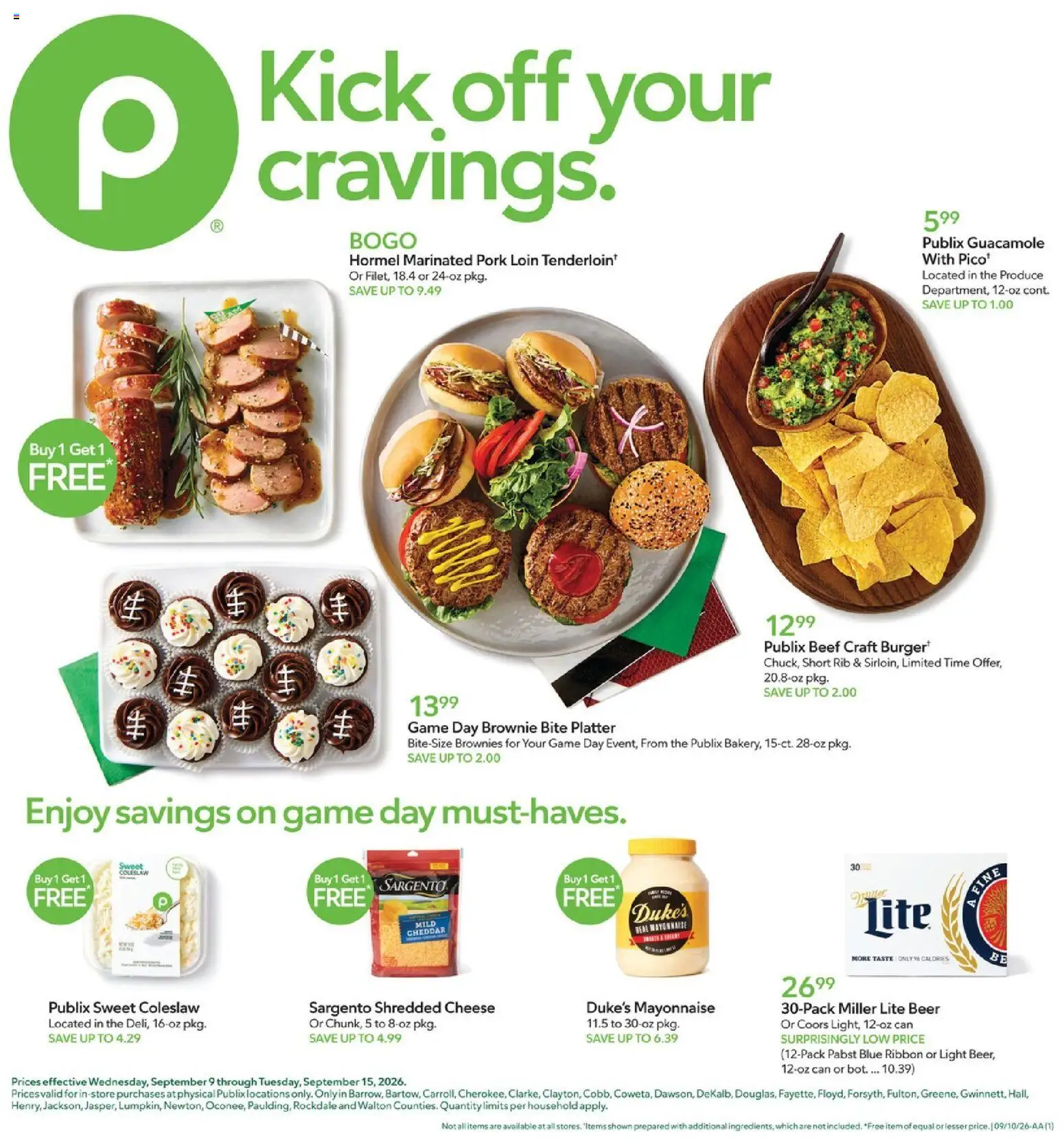 Publix Weekly Ad - valid from 09/09/2026 | Page: 1