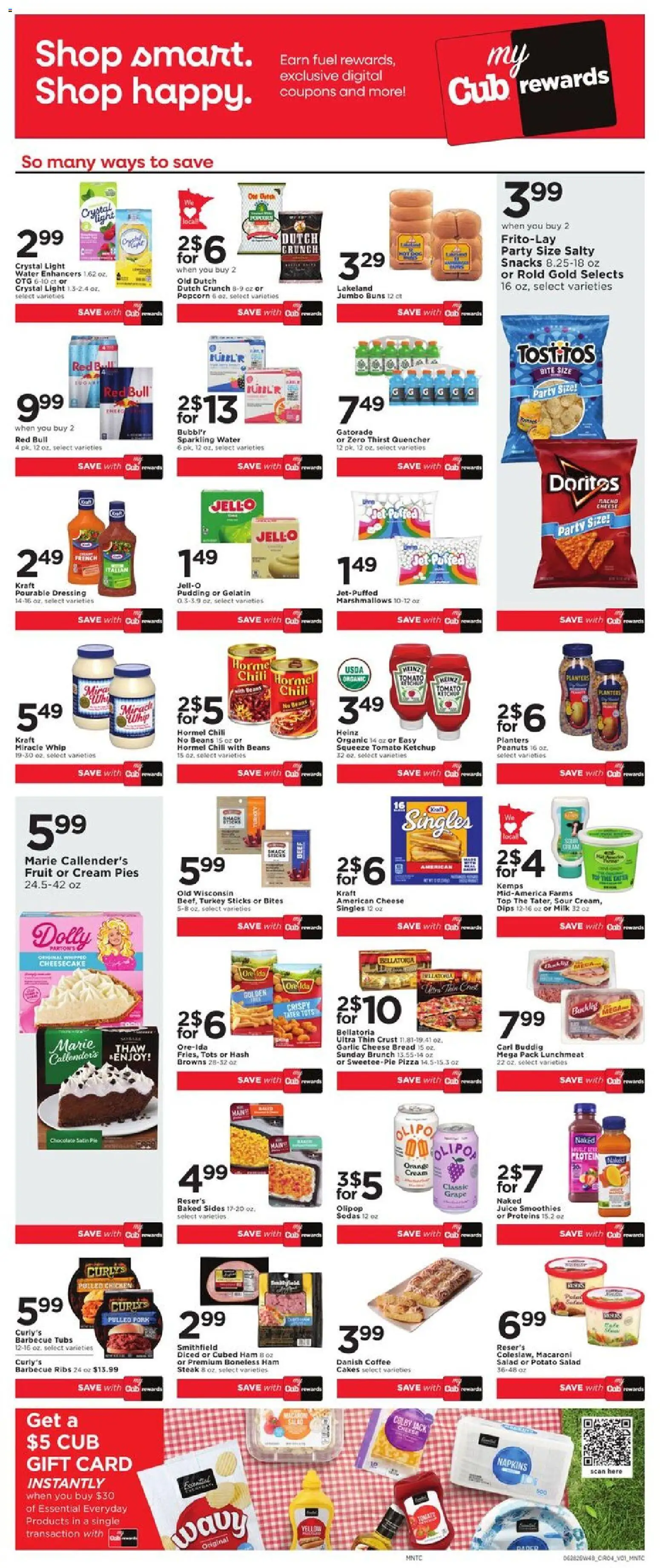 Cub Foods Weekly Ad - valid from 06/28/2026 | Page: 6 | Products: Milk, Juice, Water, Garlic