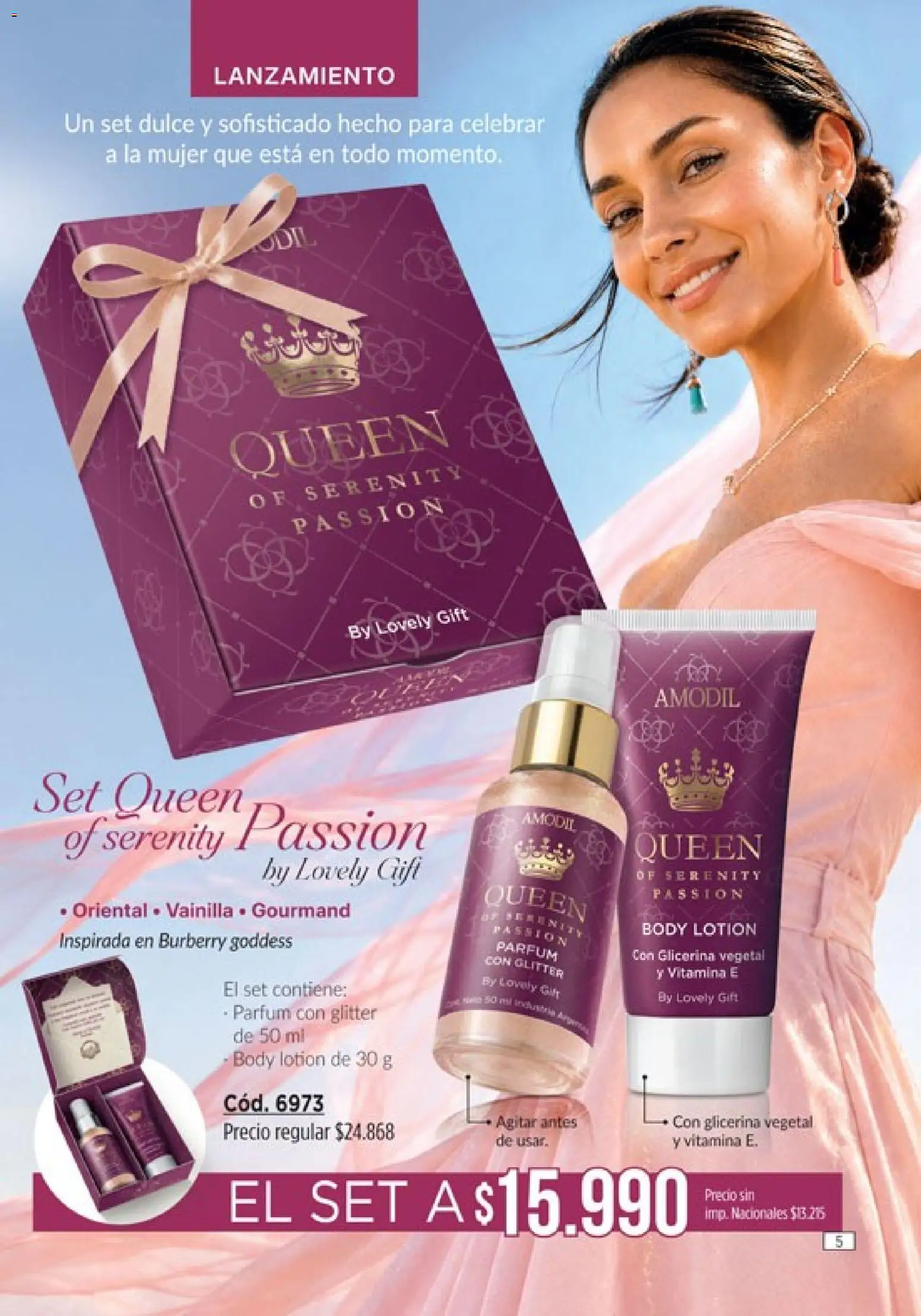 Catálogo Amodil Campaña 14 │ válido desde el 07/08/2026 | Página: 5 | Productos: Body, Vainilla, Dulce, Glitter