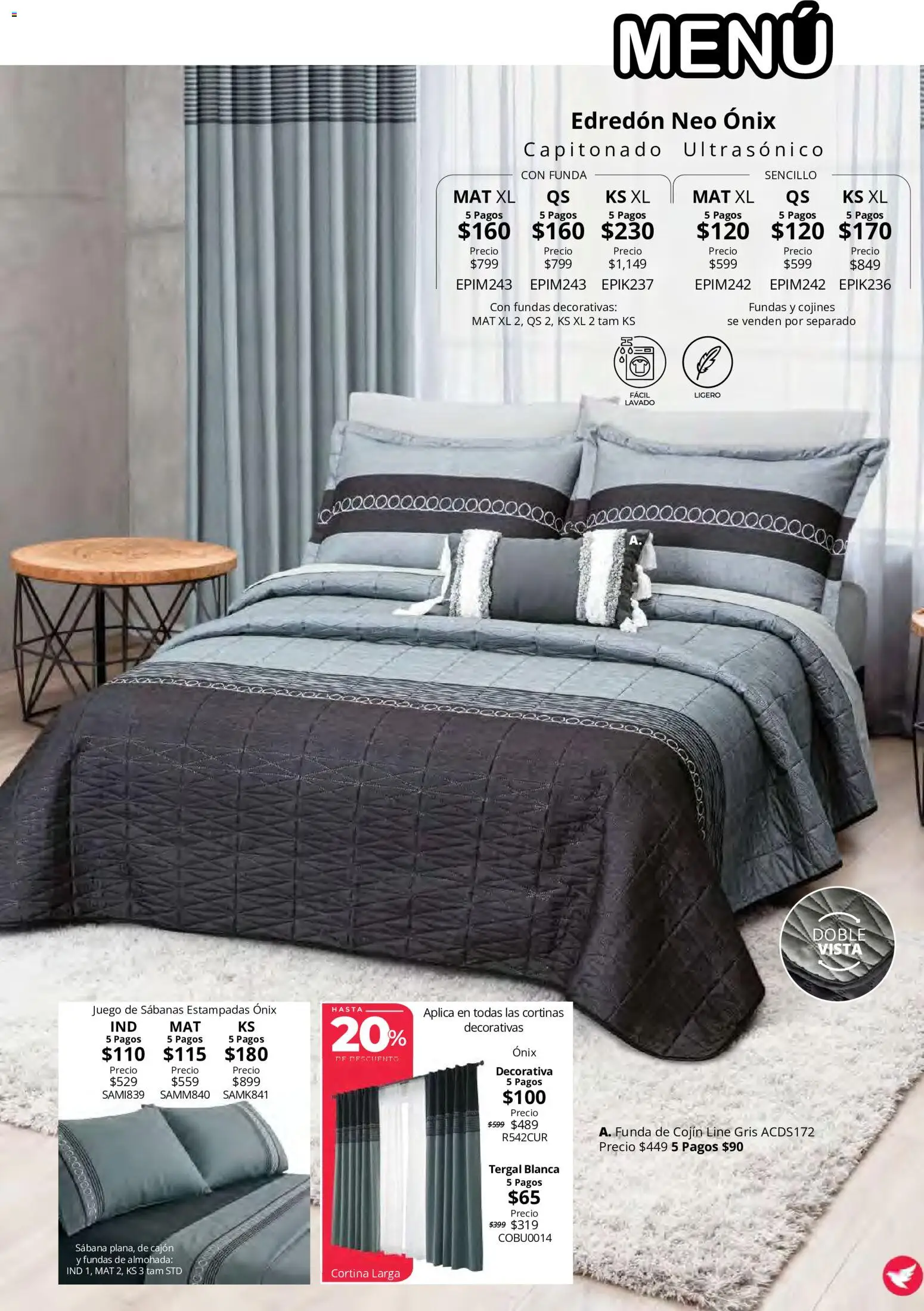 Nuevas ofertas de Colchas Concord válidas en toda la República Mexicana desde el 15/10/2026. ¡Encuentra las mejores ofertas en Colchas Concord catálogo! | Página: 55