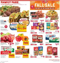 Preview of Family Fare weekly ads valid from 10/11/2026