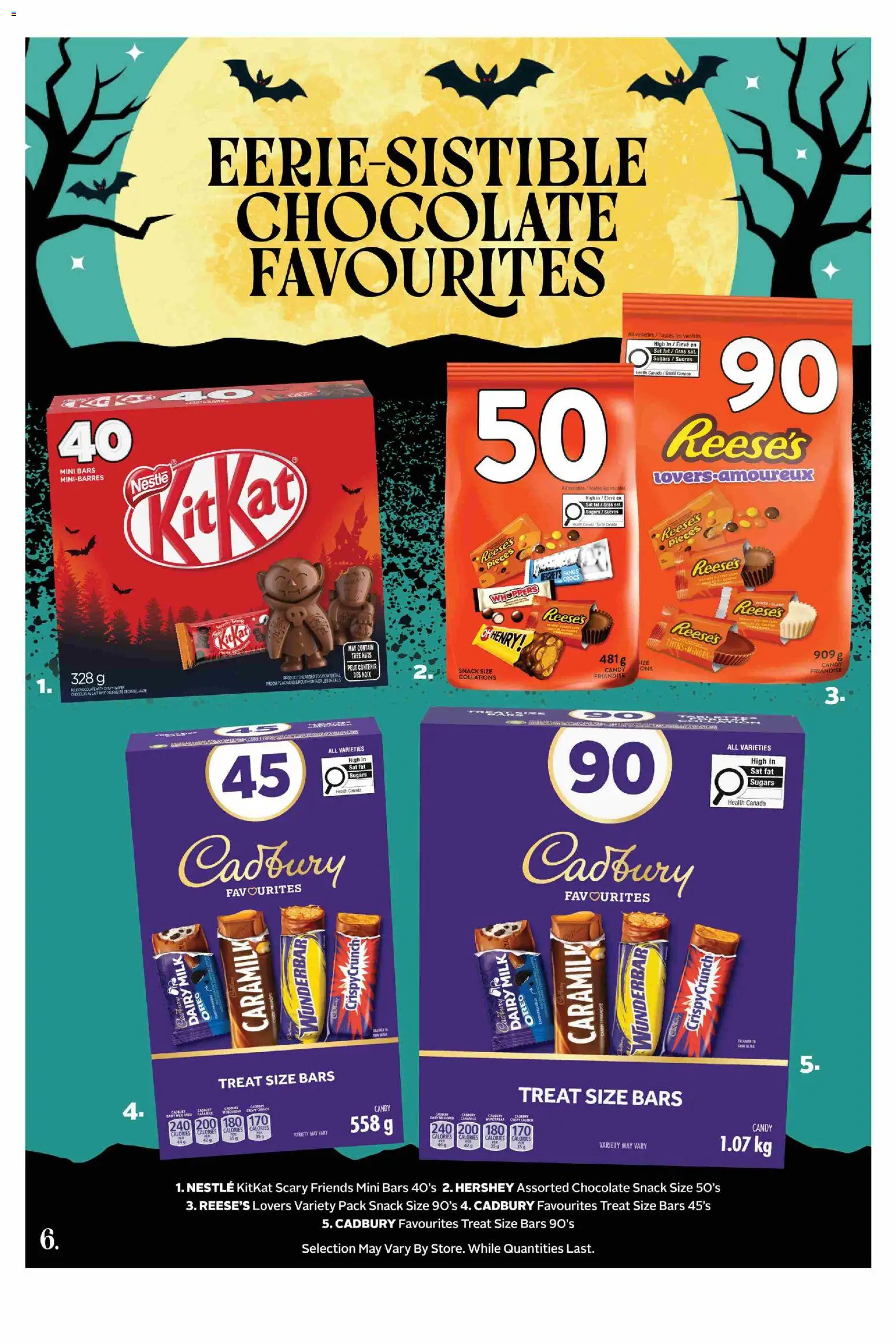 Rexall flyer valid from Sep 18, 2026 | Page: 6 | Products: Oreo, Nuts, Milk, Chocolate