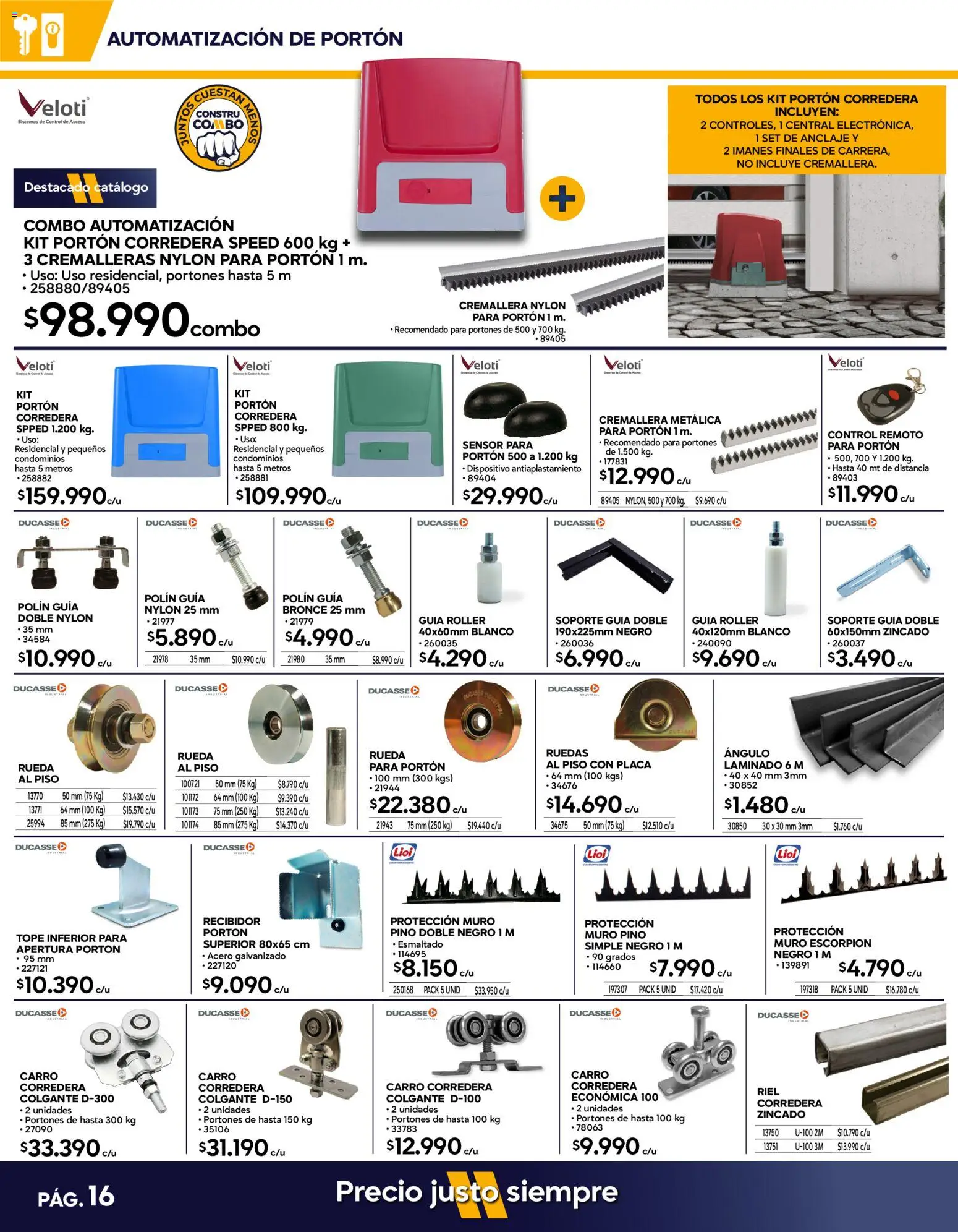 Construmart Ofertas │ válido desde el 31.07.2026 | Página: 16 | Productos: Control remoto, Riel, Recibidor