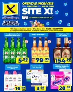 X Supermercados ofertas Imperdíveis - Pré-Visualização do folheto da loja X Supermercados, válido de 04.05.2026