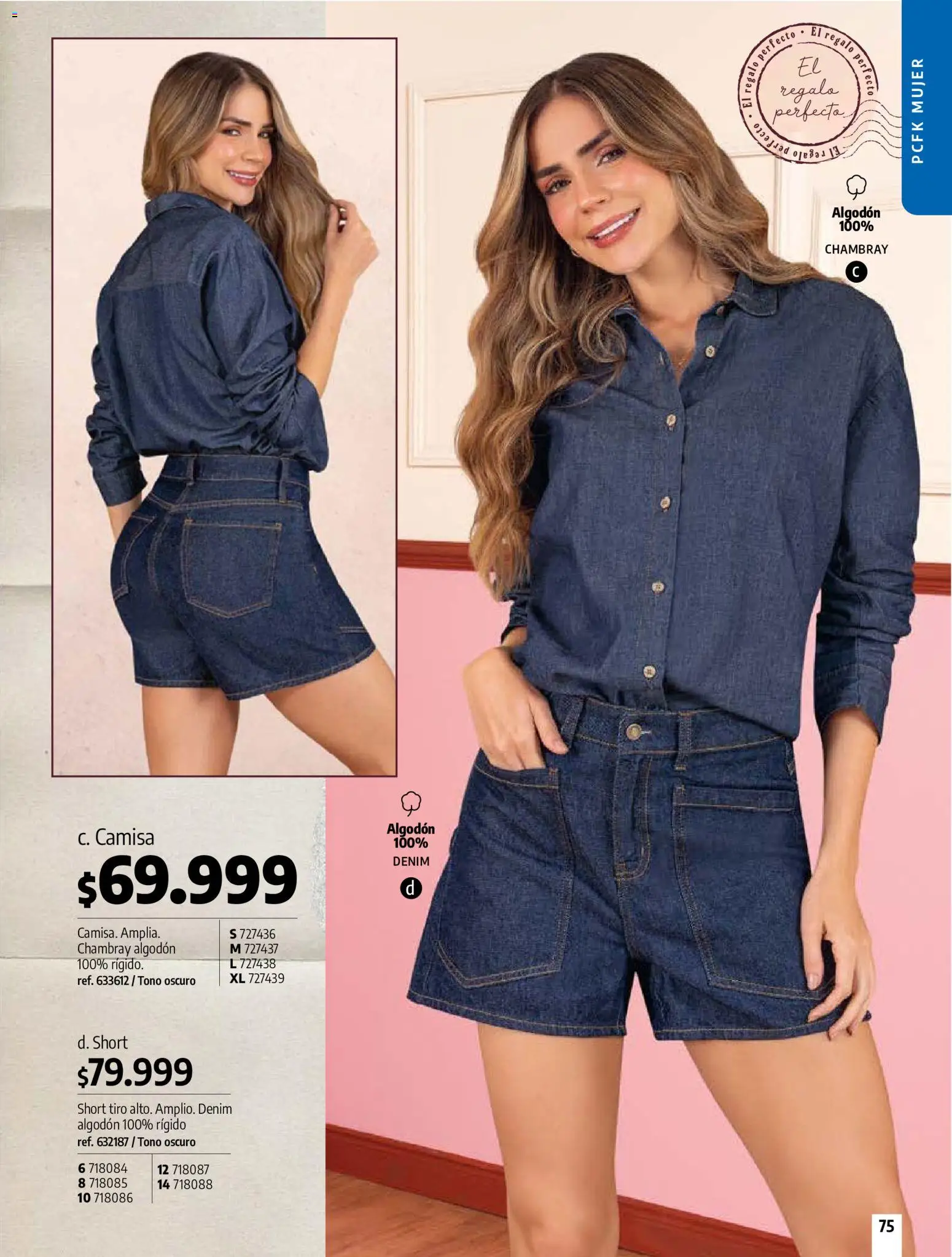 Pacifika revista - valida desde el 21/07/2026 | Página: 74 | Productos: Algodón, Short, Camisa