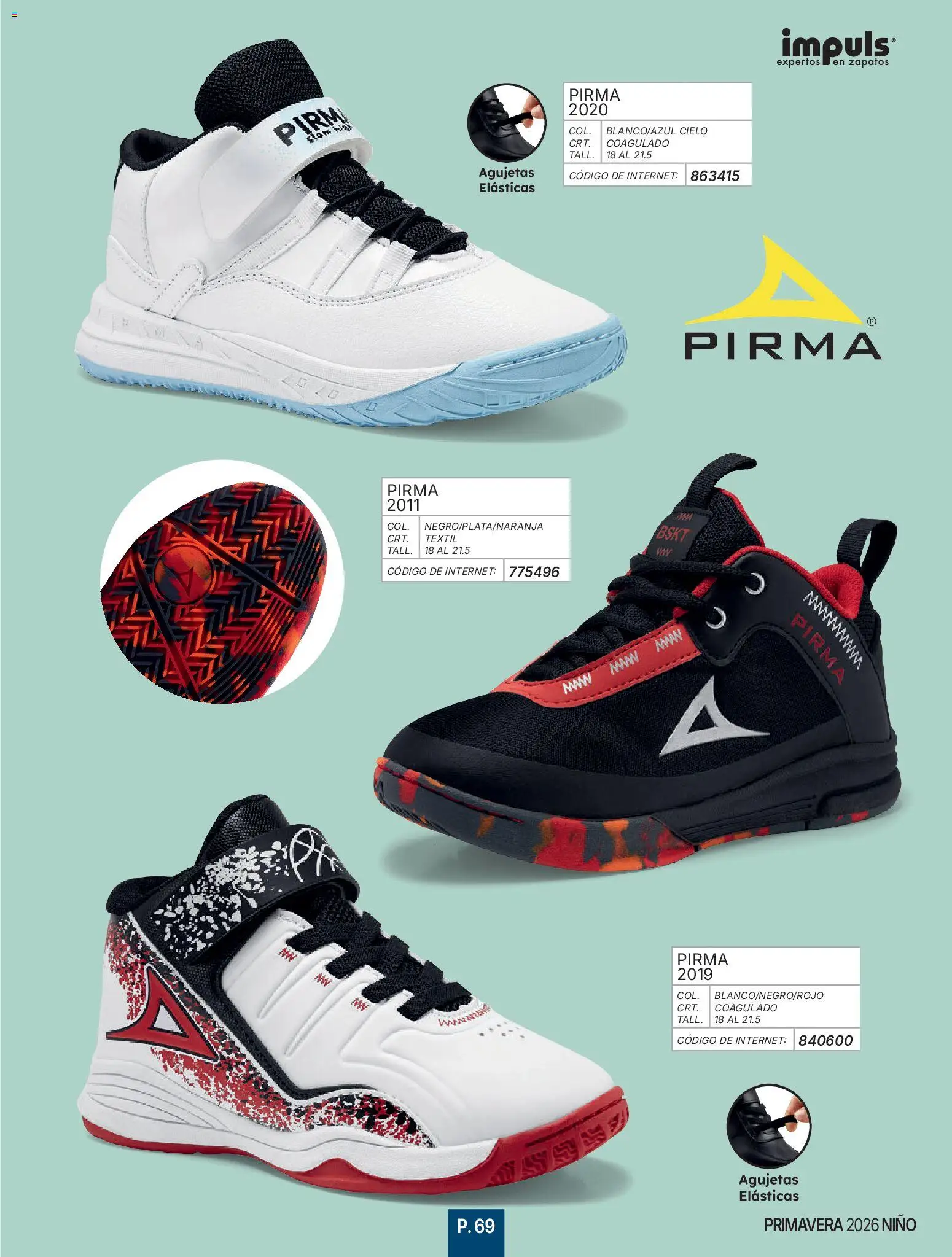 Nuevas ofertas de Impuls válidas en toda la República Mexicana desde el 01.01.2026. ¡Encuentra las mejores ofertas en Impuls catálogo Niño! | Página: 71 | Productos: Zapatos