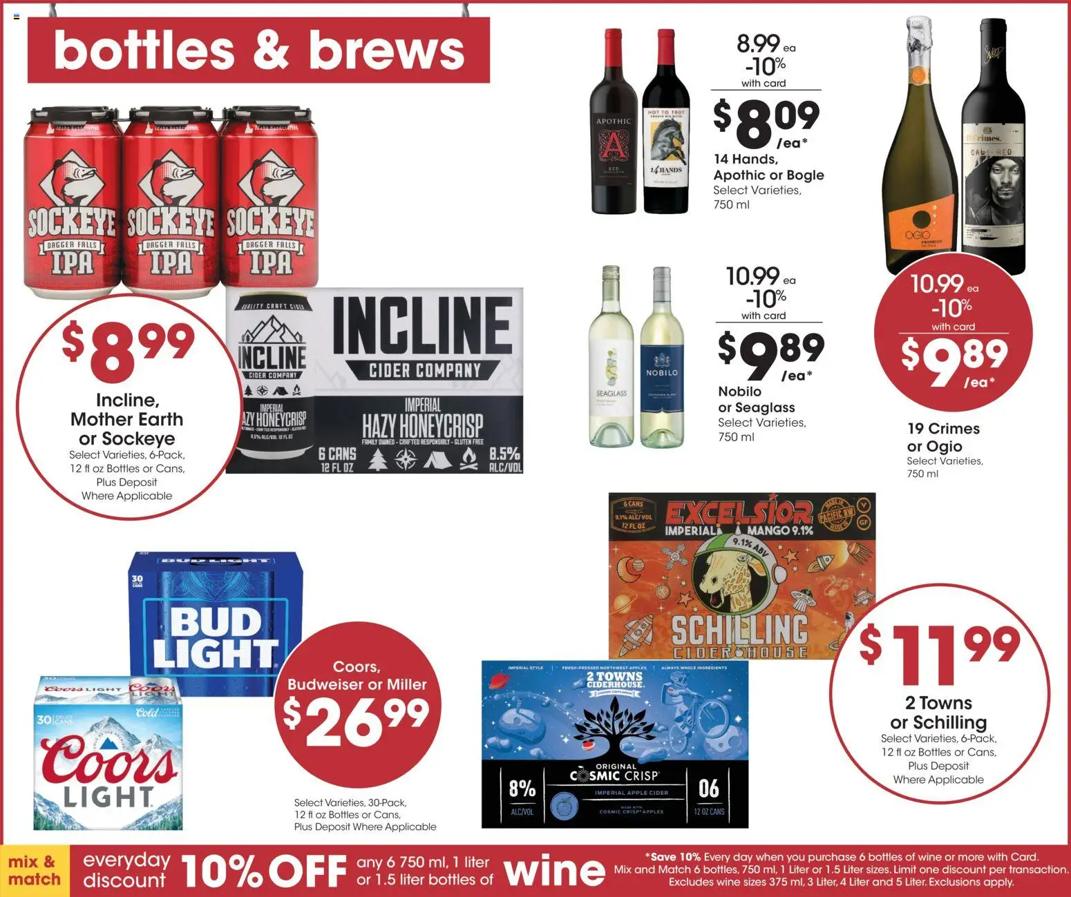 Fred Meyer Weekly Ad - valid from 09/16/2026 | Page: 14 | Products: Cider, Wine, Apples, Mango
