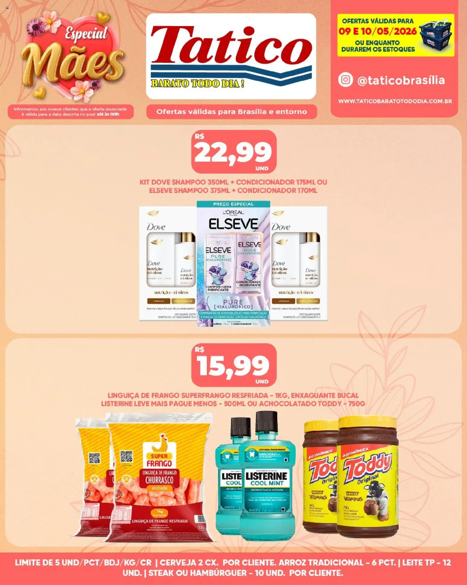 Tatico Folheto - válido de 11.05.2026 | Página: 27 | Produtos: Condicionador, Linguiça, Hambúrguer, Frango