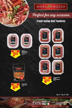 Preview of FreshCo weekly flyer / circulaire from shop FreshCo valid from 21.05.2026 | Page: 13 | Products: Salami, Pizza