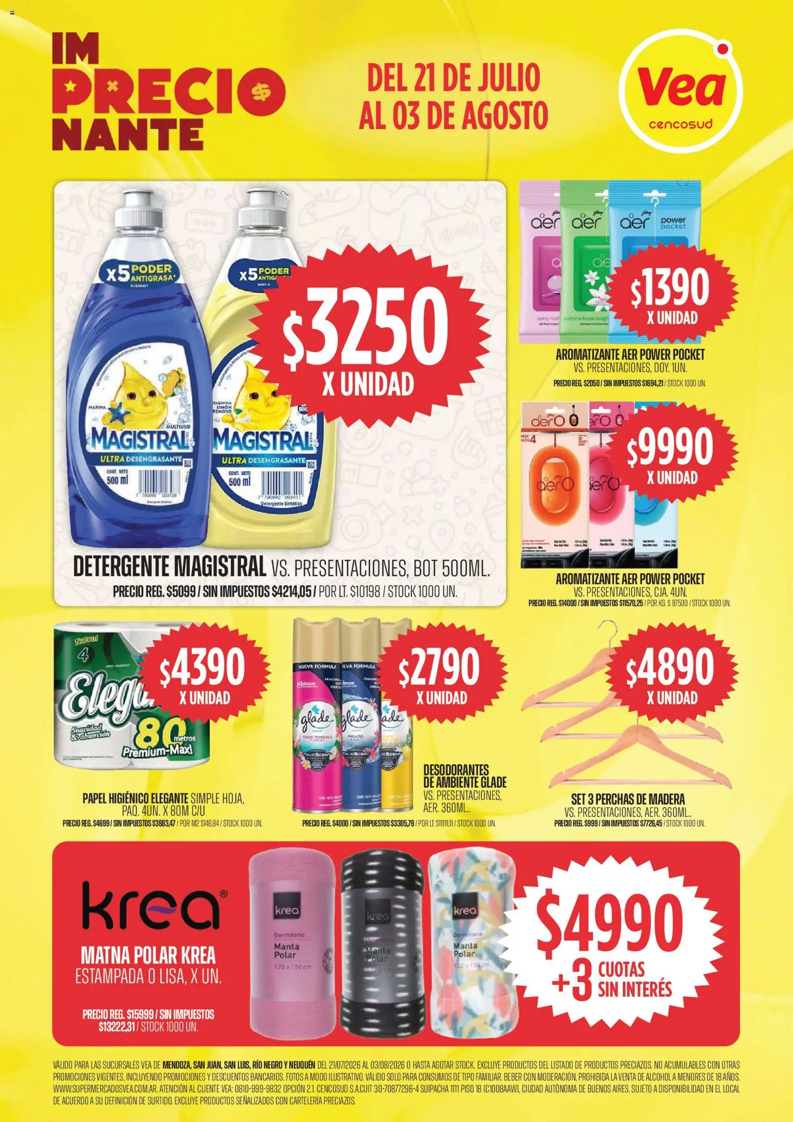 Vea ofertas │ válido desde el 21/07/2026 | Página: 12 | Productos: Antigrasa, Papel higiénico, Detergente, Limón