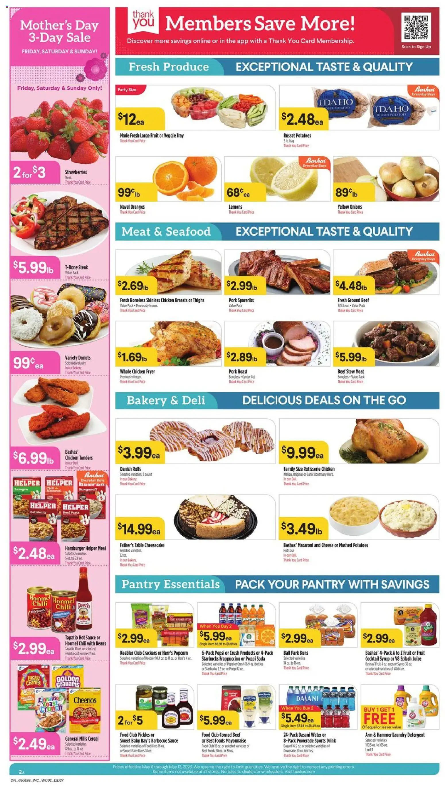Basha's Dine - valid from 06.05.2026 | Page: 2 | Products: Hammer, Pork, Sauce, Seafood