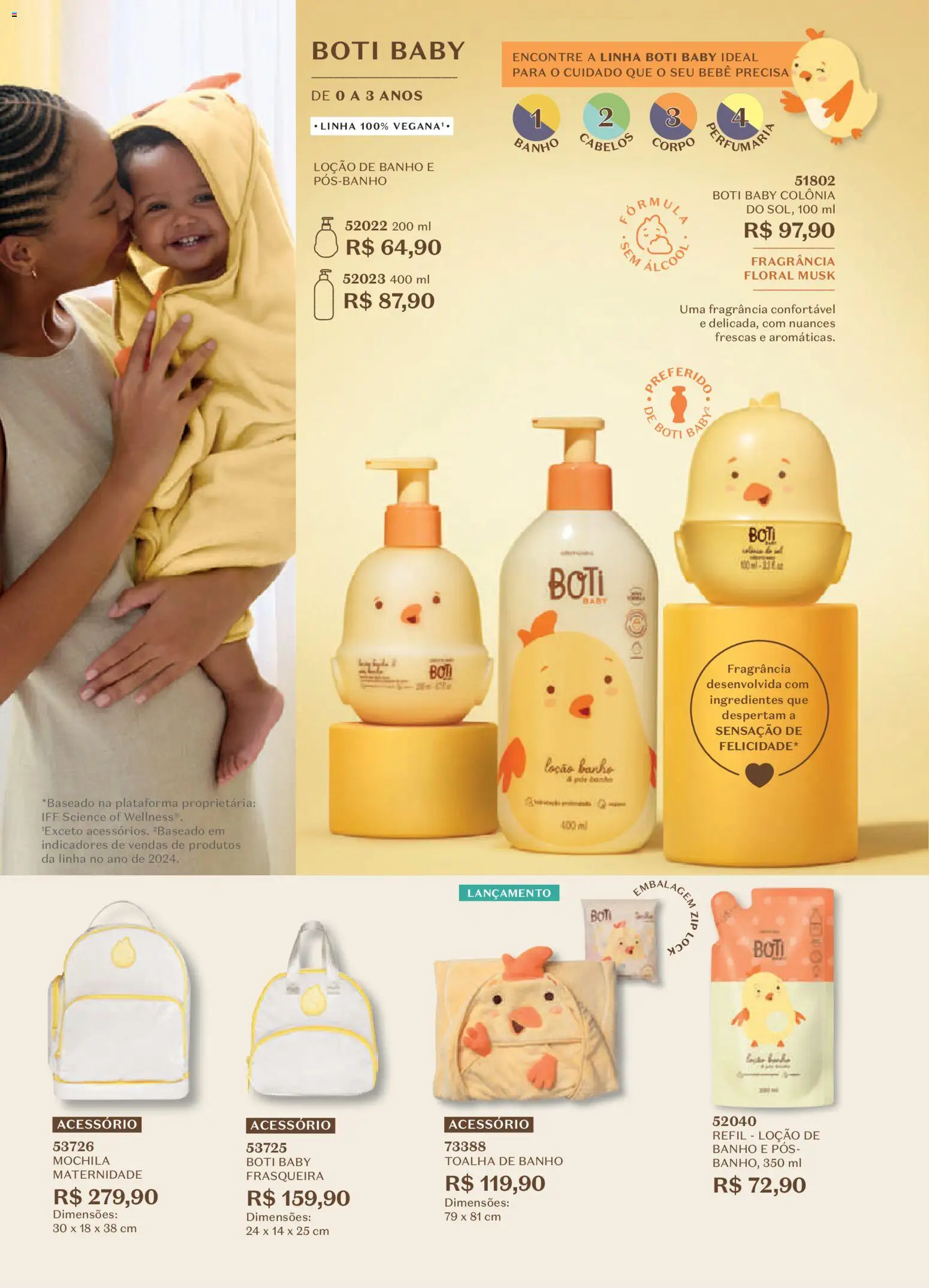 O Boticário Folheto - válido de 20/07/2026 | Página: 180 | Produtos: Fragrância, Toalha de banho, Baby boti, Mochila