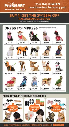 Preview of Petsmart flyer - Your Halloween from shop Petsmart valid from Oct 8, 2026