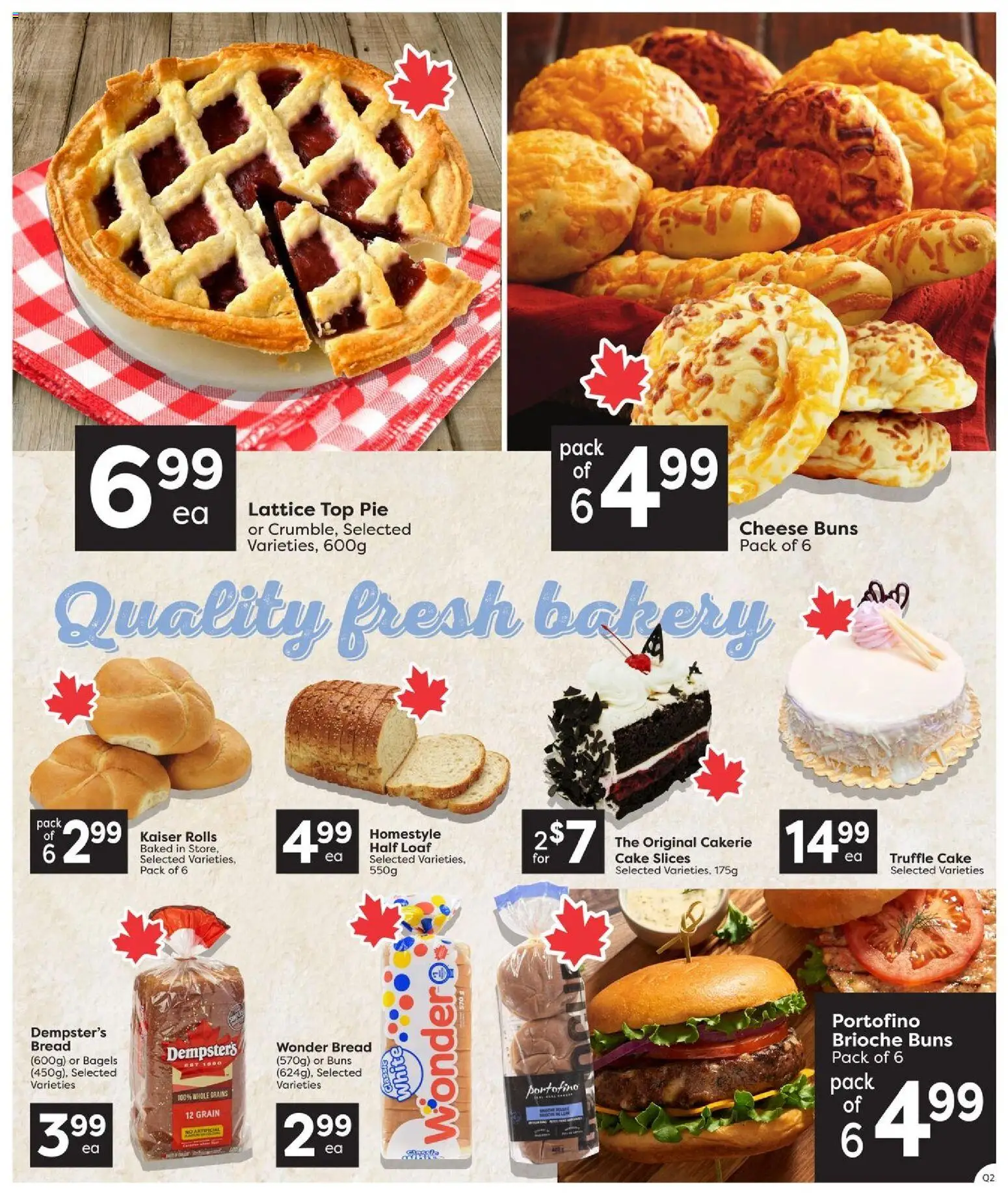 Quality Foods flyer valid from Jul 9, 2026 | Page: 6 | Products: Bakery, Cheese, Bread
