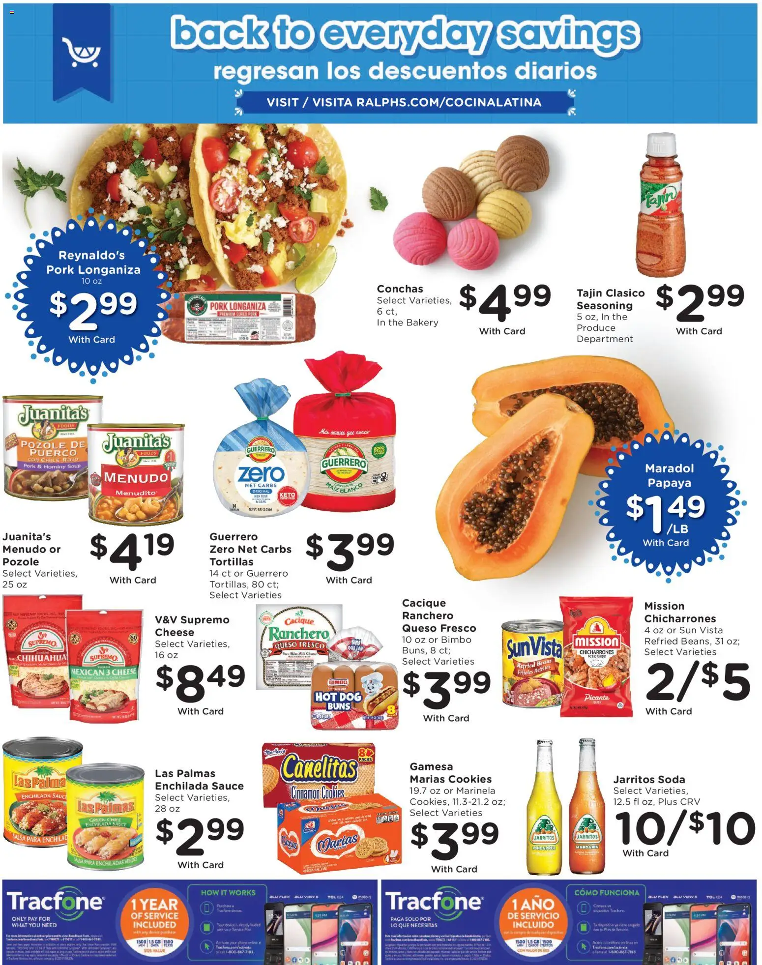 Ralphs Weekly Ad - valid from 09/09/2026 | Page: 16 | Products: Bakery, Cheese, Sauce, Phone