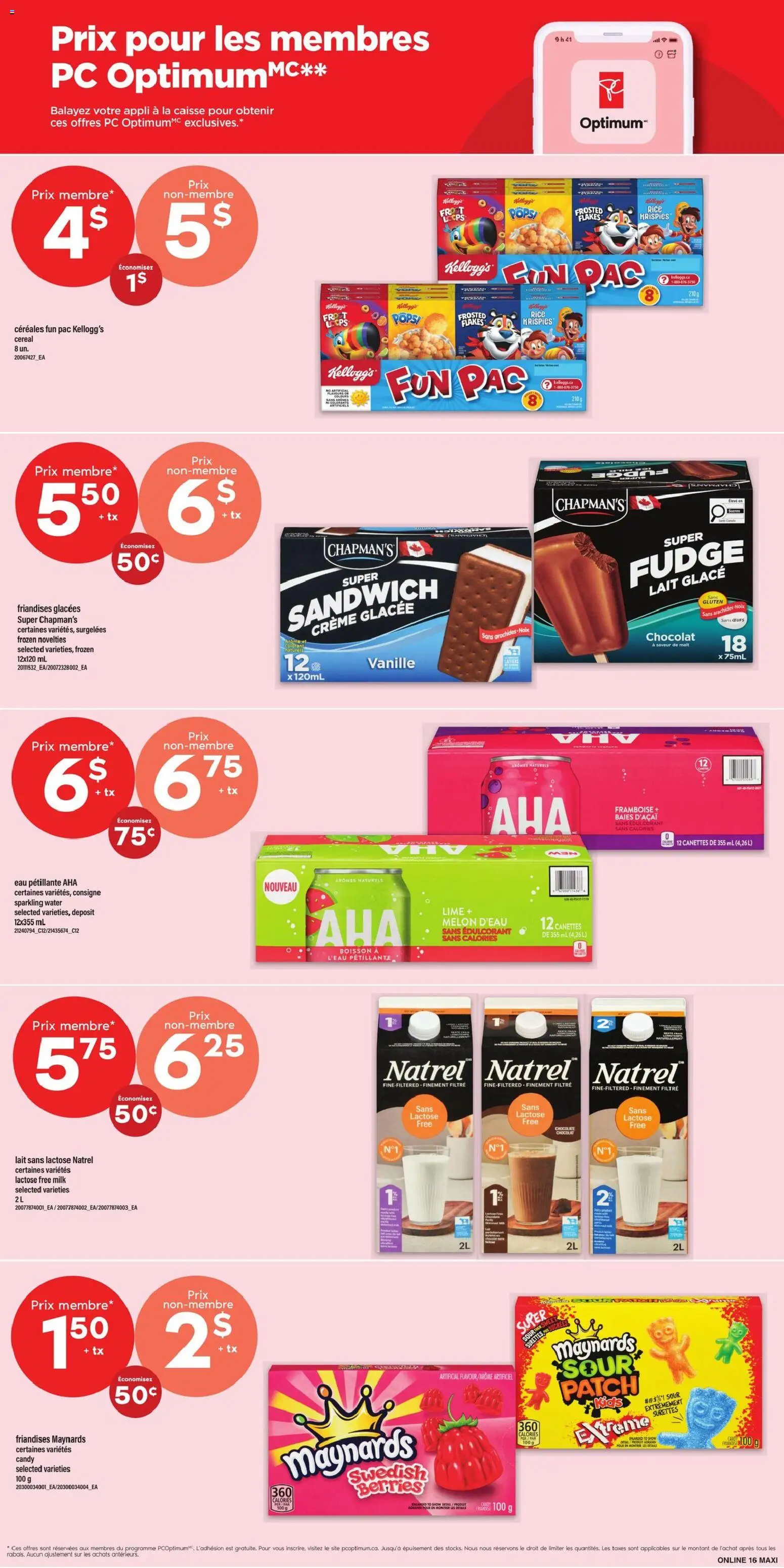 Maxi flyer valid from 18.06.2026 | Page: 16 | Products: Rice, Flakes, Milk, Chocolate
