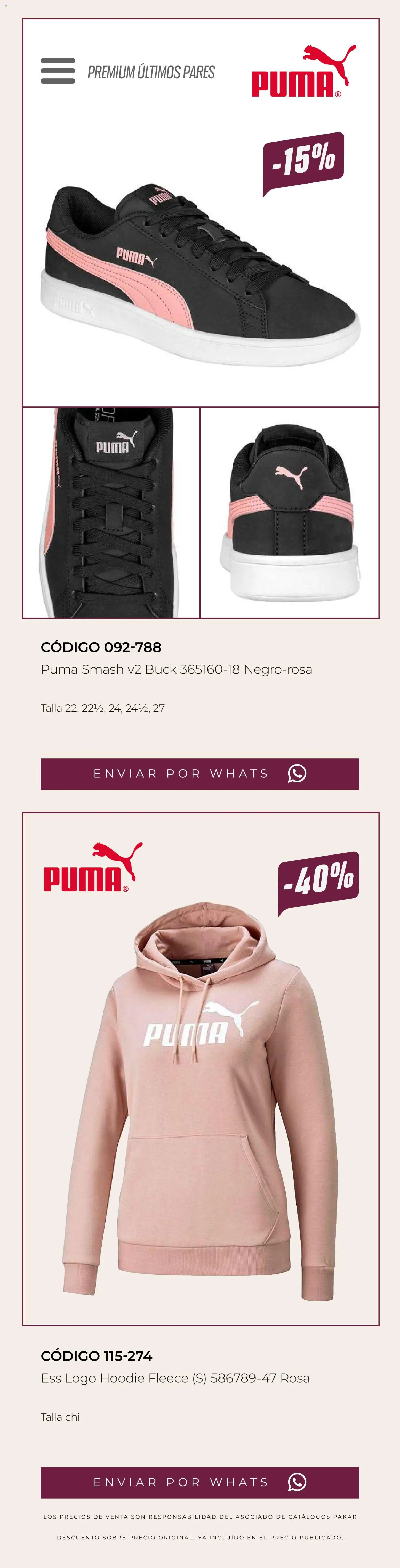 Nuevas ofertas de SC Pakar válidas en toda la República Mexicana desde el 13.03.2026. ¡Encuentra las mejores ofertas en SC Pakar catálogo Últimos pares premium ! | Página: 30