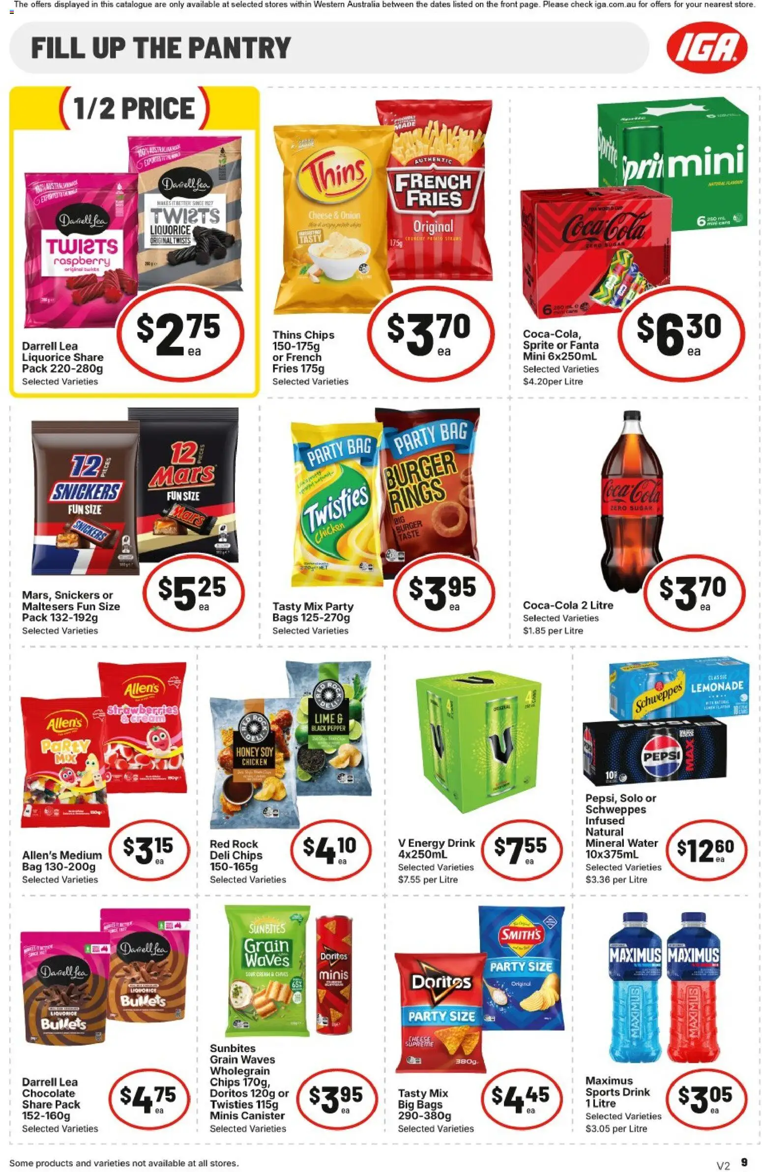 IGA catalogue - valid from 22/07/2026 | Page: 9 | Products: Honey, Water, Lime, Bag