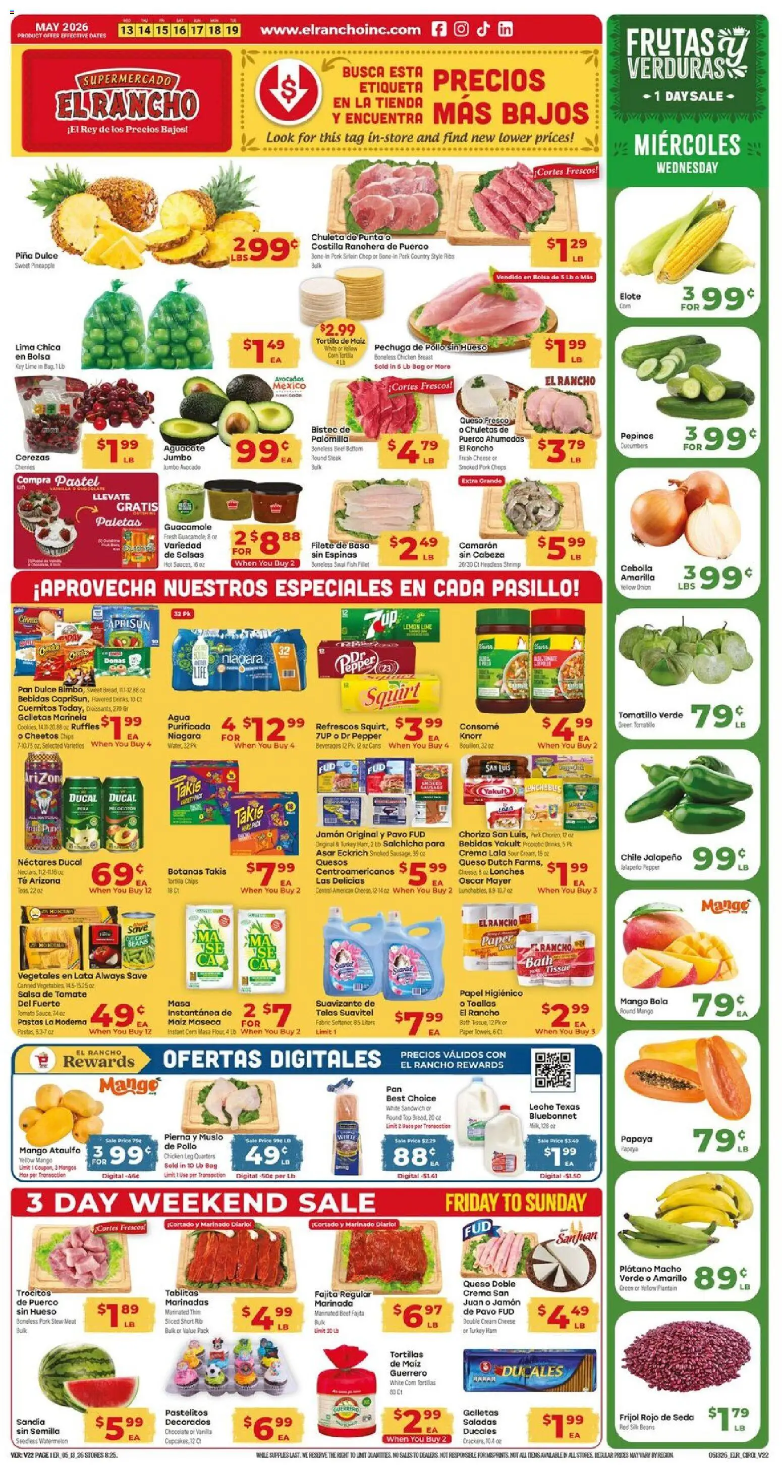 El Rancho Weekly Ad - valid from 13.05.2026 | Page: 1