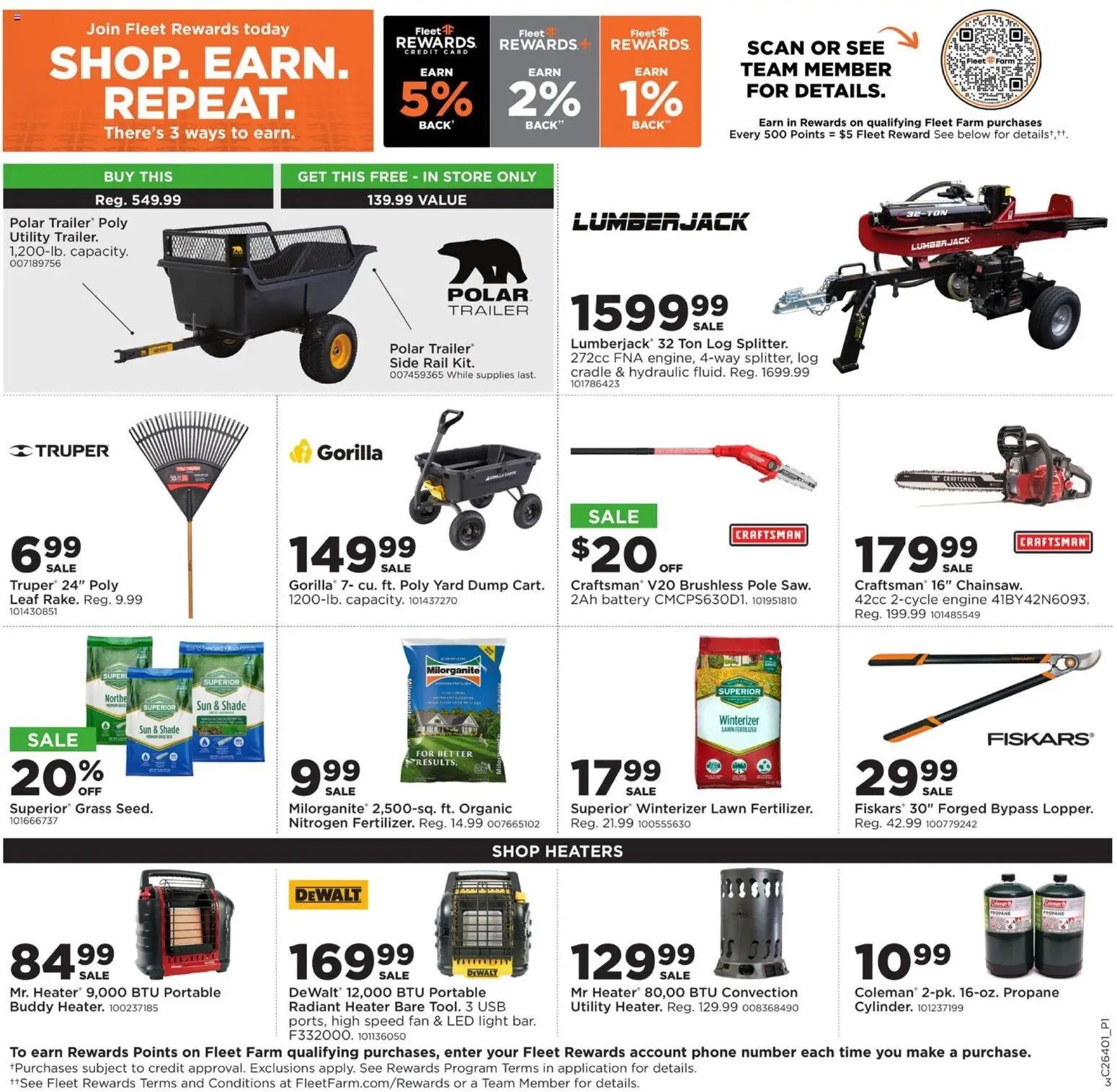 Mills Fleet Farm Weekly Ad - valid from 09/28/2026 | Page: 5 | Products: LED light, Phone, Usb, Fan