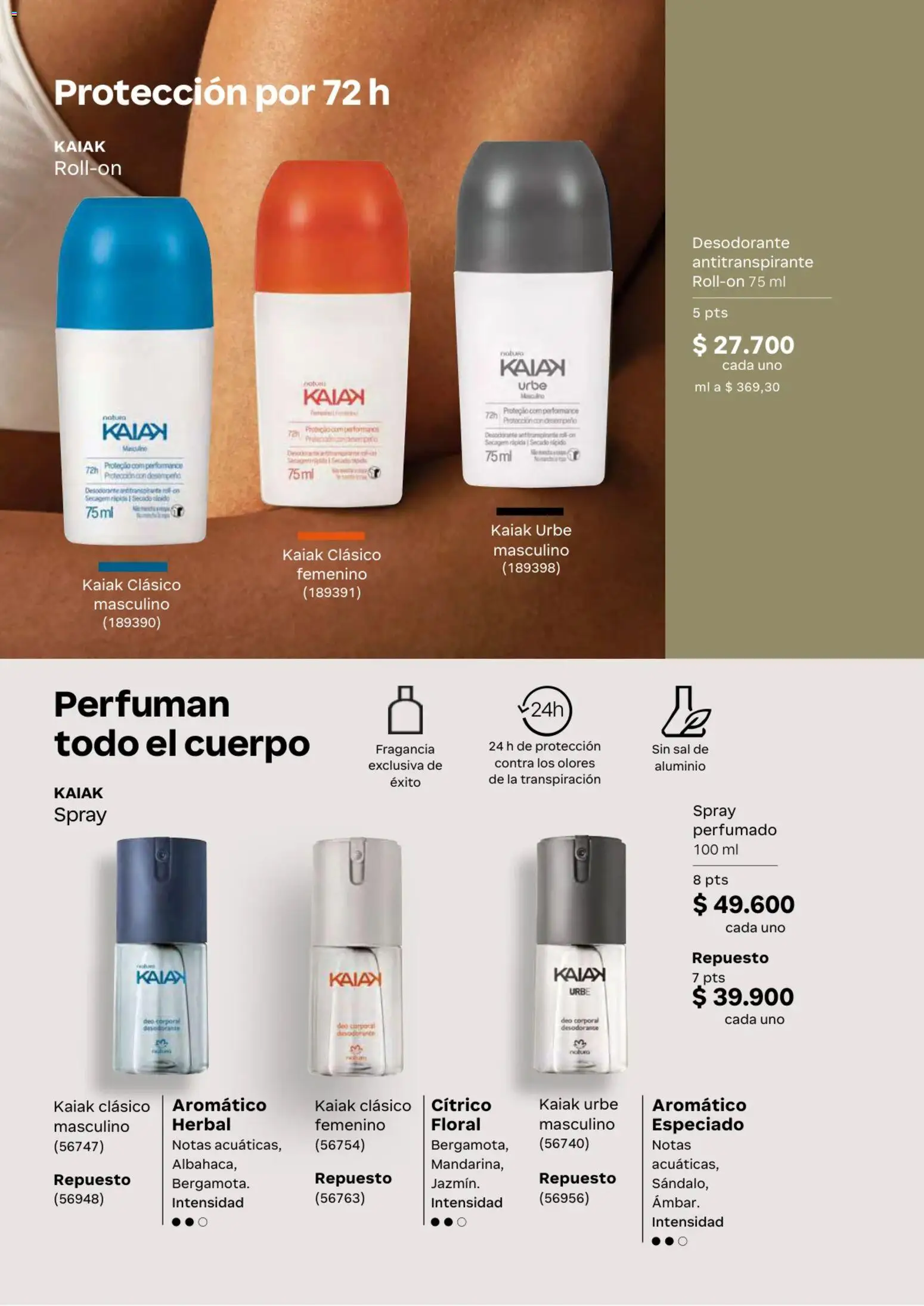 Natura revista - valida desde el 01.04.2026 | Página: 137 | Productos: Sal, Fragancia, Desodorante, Antitranspirante