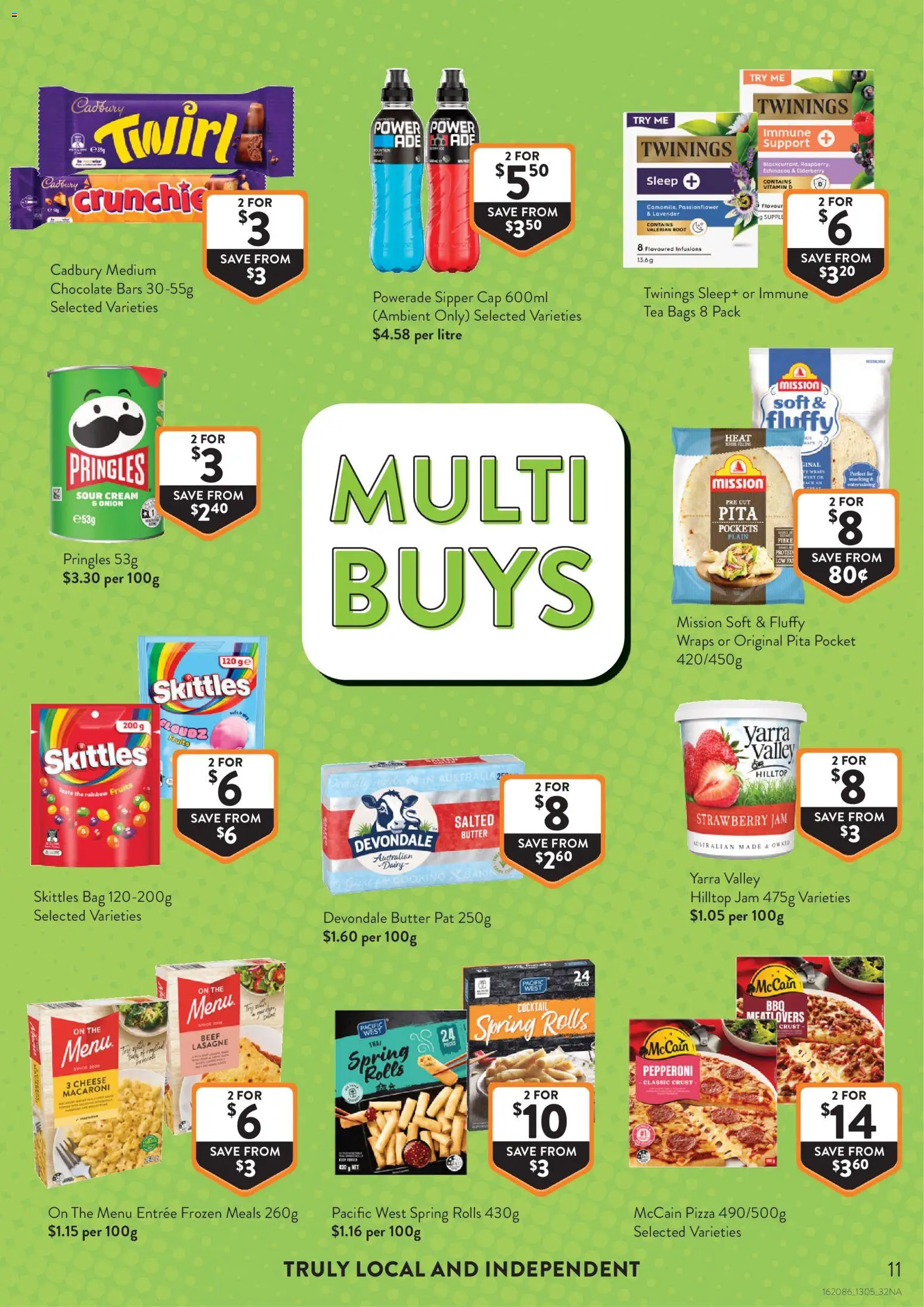 Foodworks catalogue - valid from 13.05.2026 | Page: 11 | Products: Butter, Tea, Sour cream, Beef