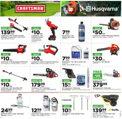Preview of Mills Fleet Farm weekly ads valid from 18.05.2026 | Page: 11 | Products: Trimmer, Oil, Backpack, Blower
