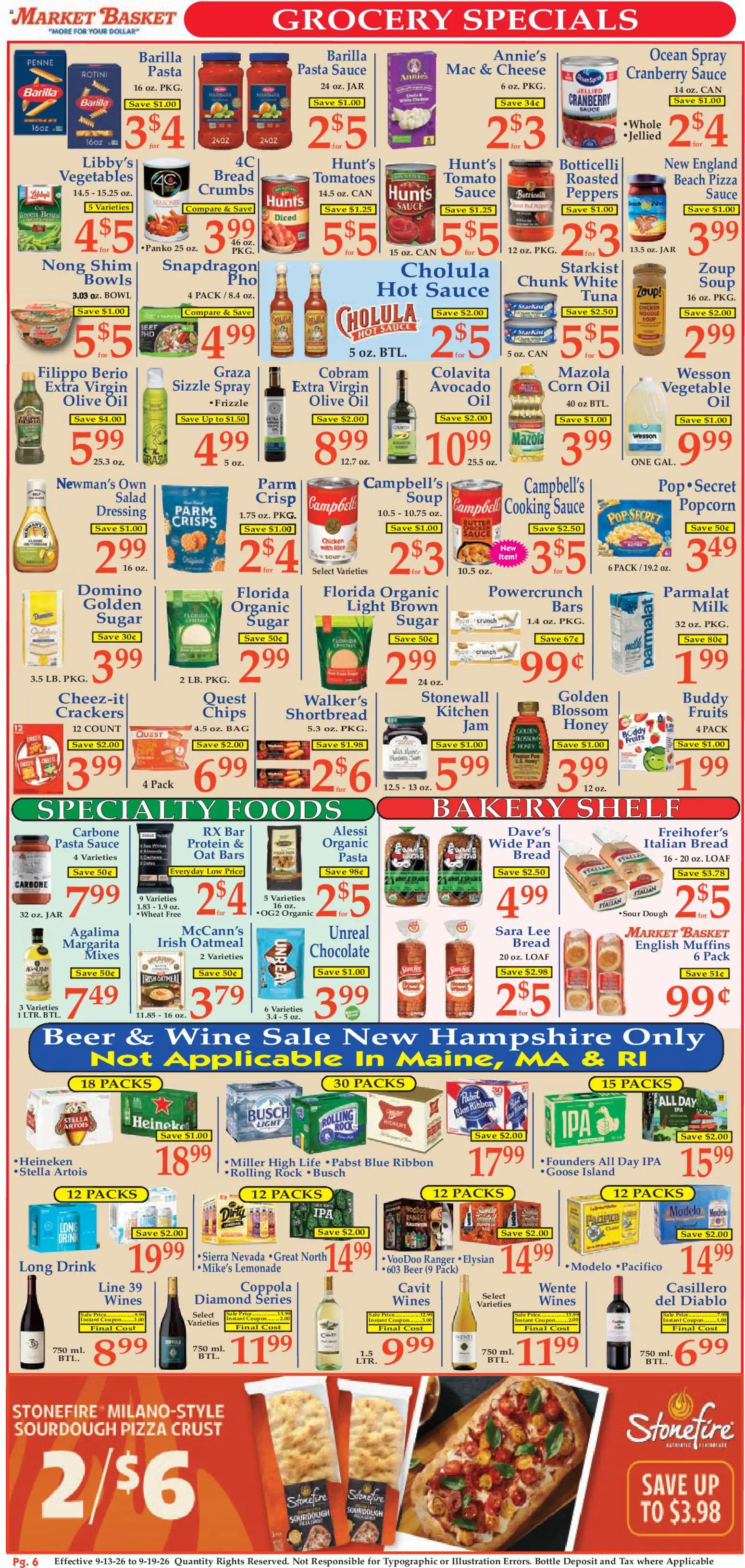 Market Basket Ad - valid from 09/13/2026 | Page: 6