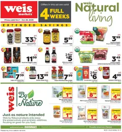 Preview of Weis weekly ads valid from 10/01/2026