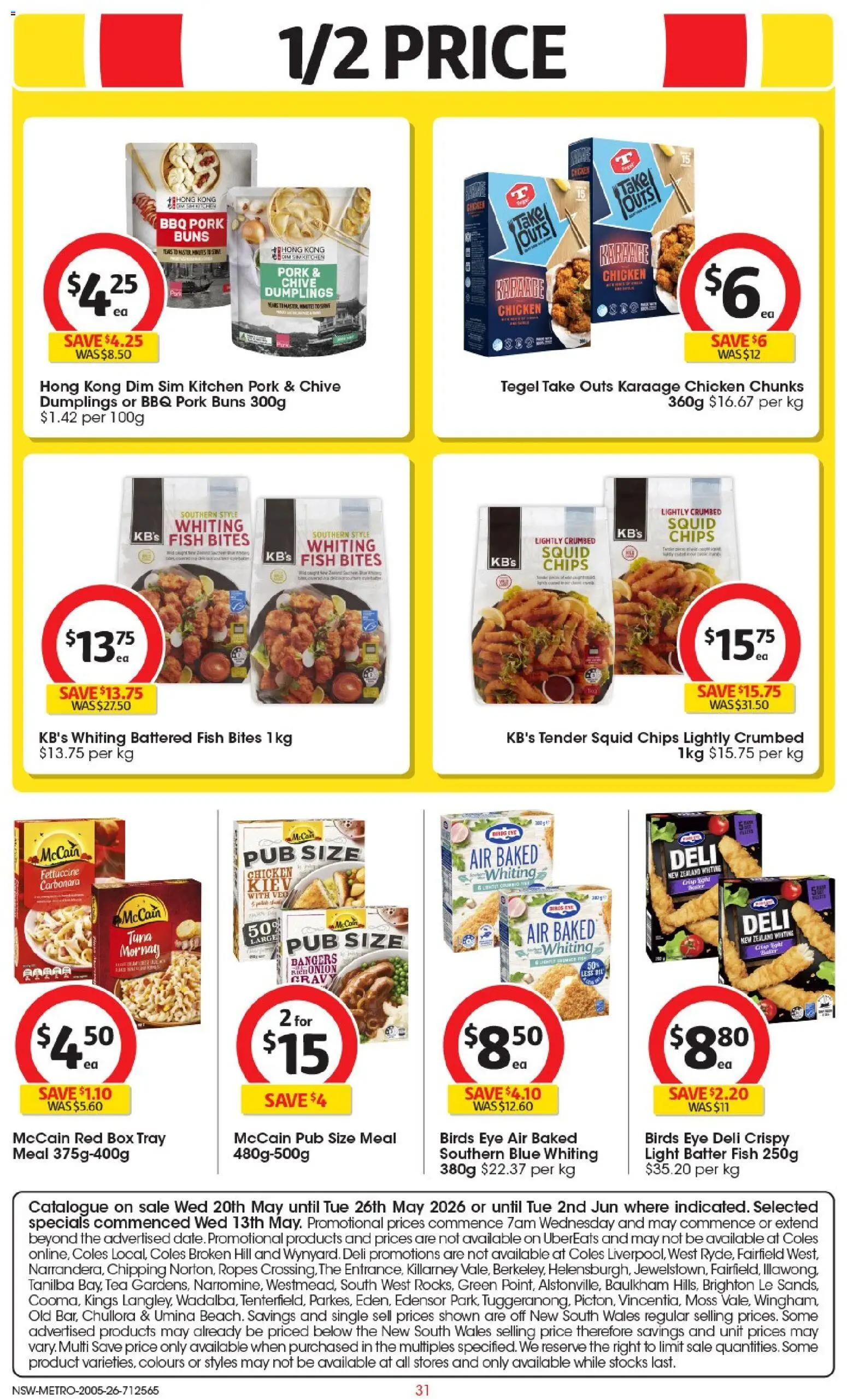 Coles catalogue - valid from 19.05.2026 | Page: 31 | Products: Box, Light, Chicken, Chips