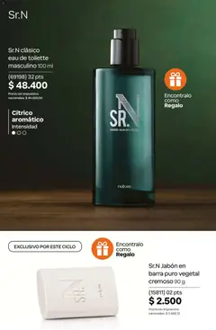 Vista previa Catálogo Natura Ciclo 7 válido desde el 06.05.2026 | Página: 95 | Productos: Eau de toilette, Jabón