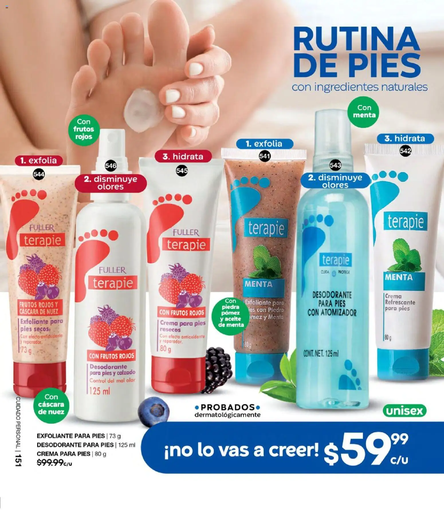 Nuevas ofertas de Fuller válidas en toda la República Mexicana desde el 24.06.2026. ¡Encuentra las mejores ofertas en Fuller campaña 6 2026! | Página: 126 | Productos: Desodorante, Crema, Aceite, Nuez