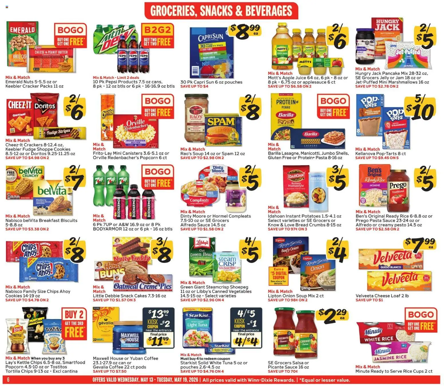 Winn Dixie Weekly Ad - valid from 13.05.2026 | Page: 6