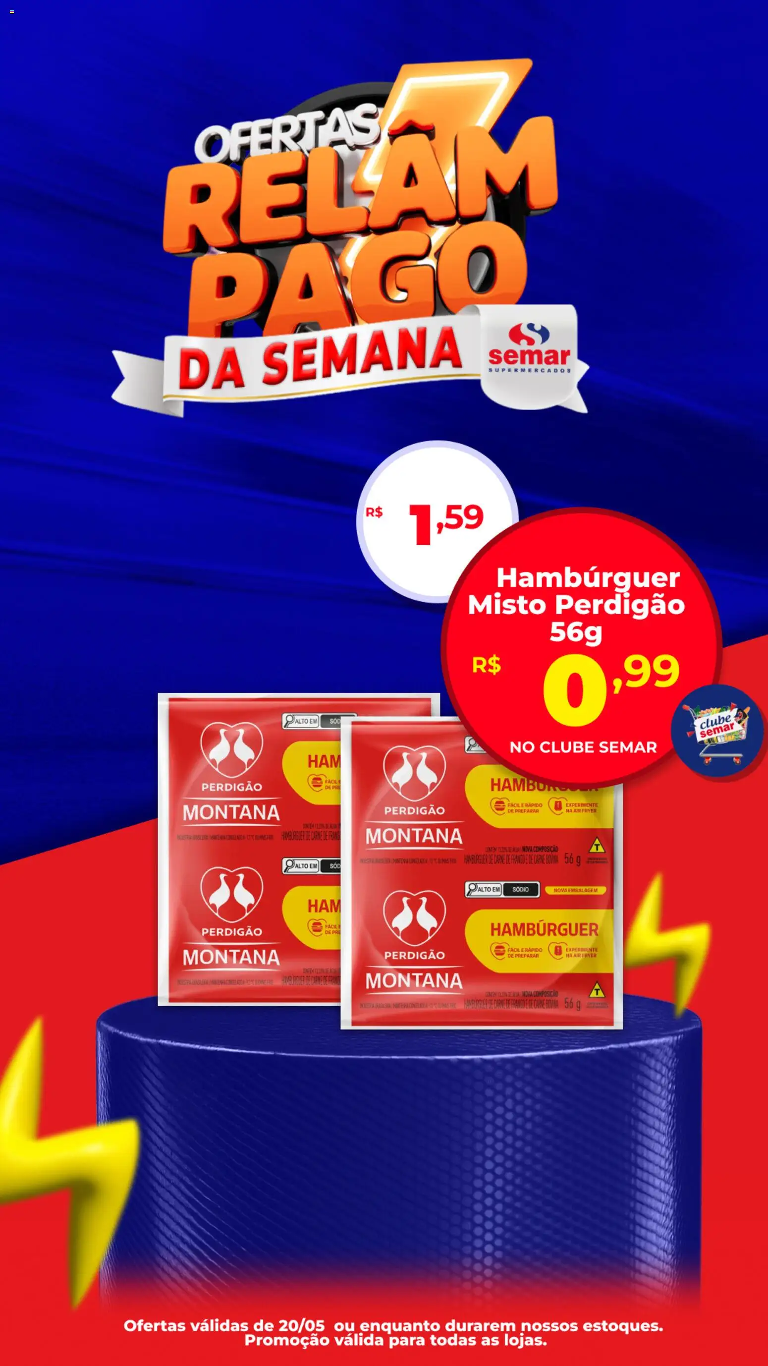 Semar Supermercado Folheto - válido de 20.05.2026 | Página: 1 | Produtos: Air fryer, Carne de frango, Carne, Frango
