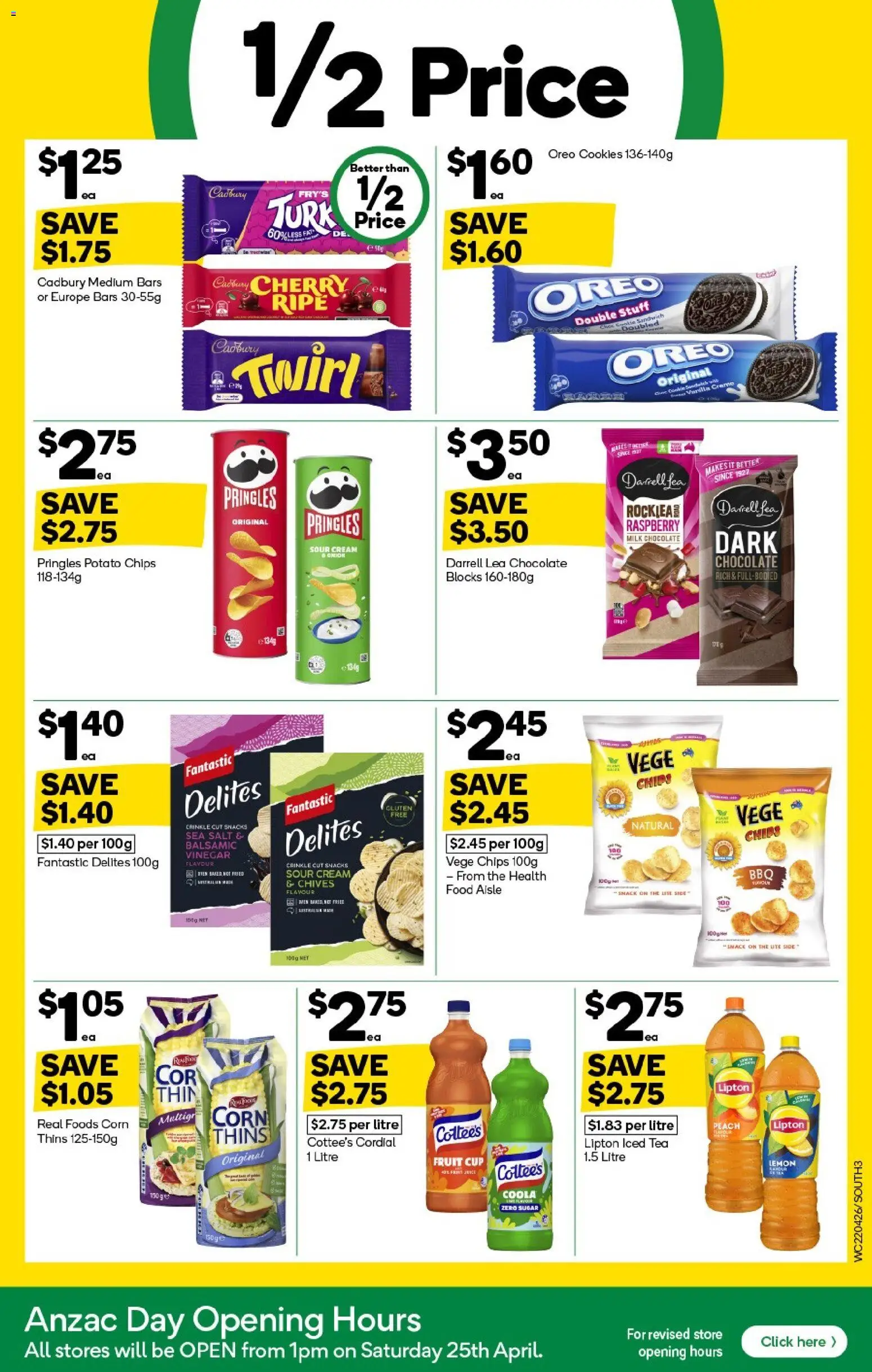 Woolworths catalogue - valid from 22.04.2026 | Page: 3 | Products: Chocolate, Caddy, Lemon, Raspberry