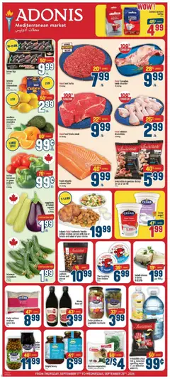 Preview of Adonis weekly flyer from shop Adonis valid from Sep 17, 2026